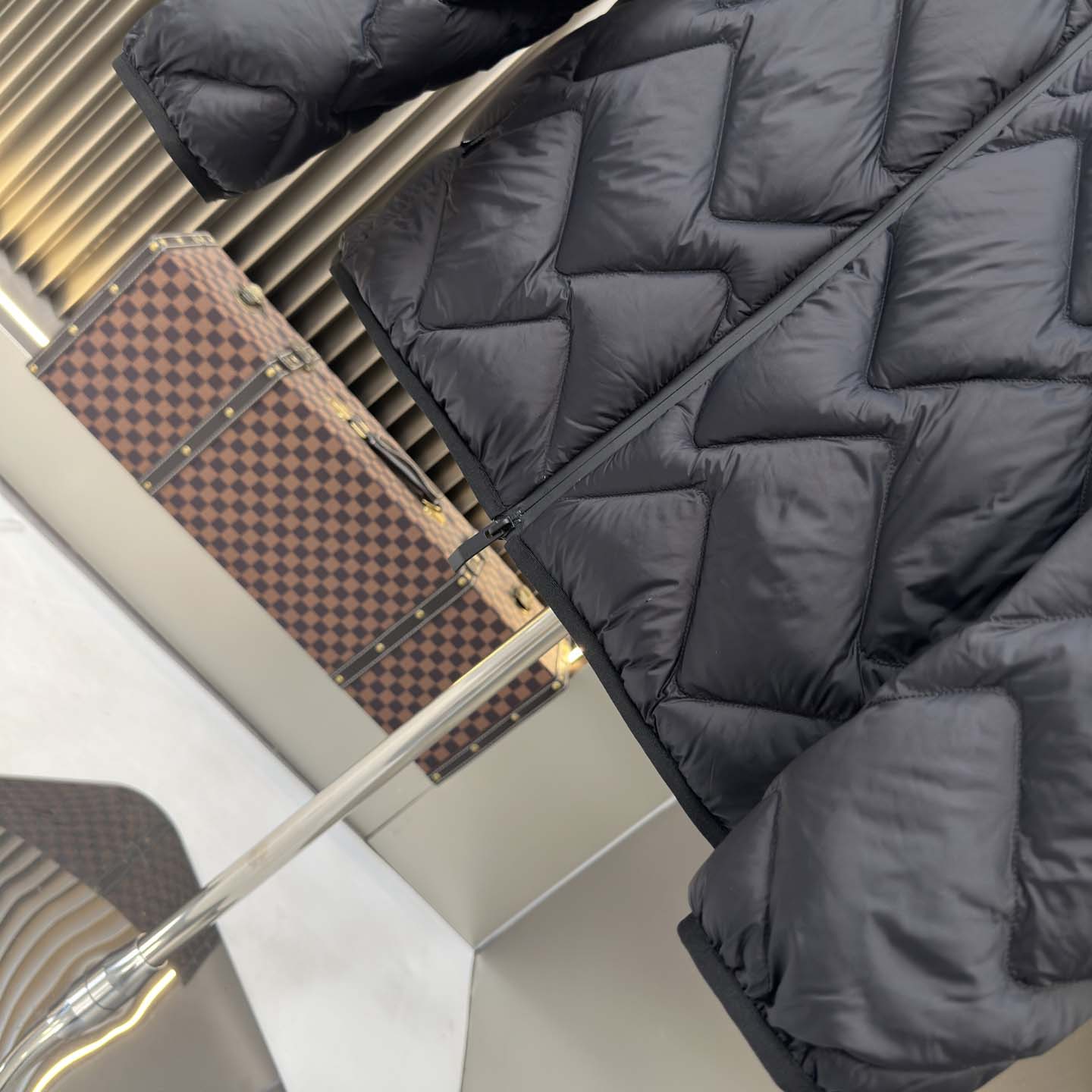 Moncler Bimont Hooded Wave-Quilted Short Down Jacket - FashionPlug