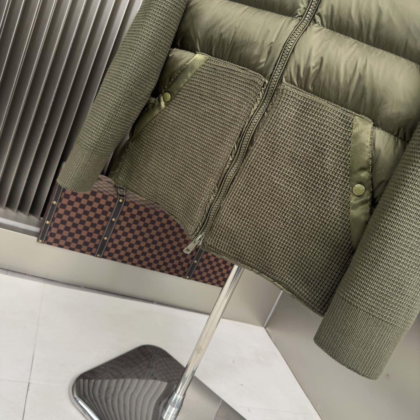 Moncler Padded Zip-Up Cardigan - FashionPlug