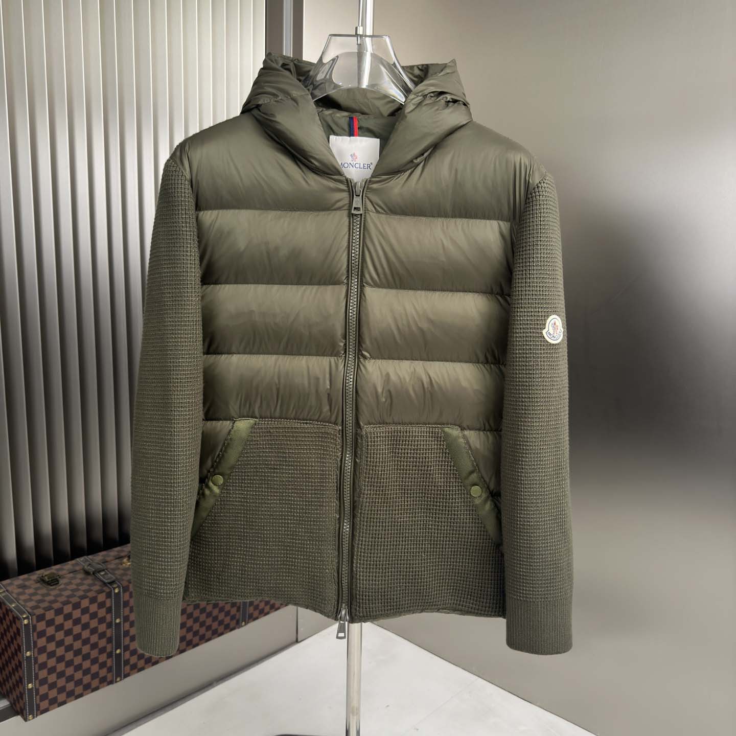 Moncler Padded Zip-Up Cardigan - FashionPlug