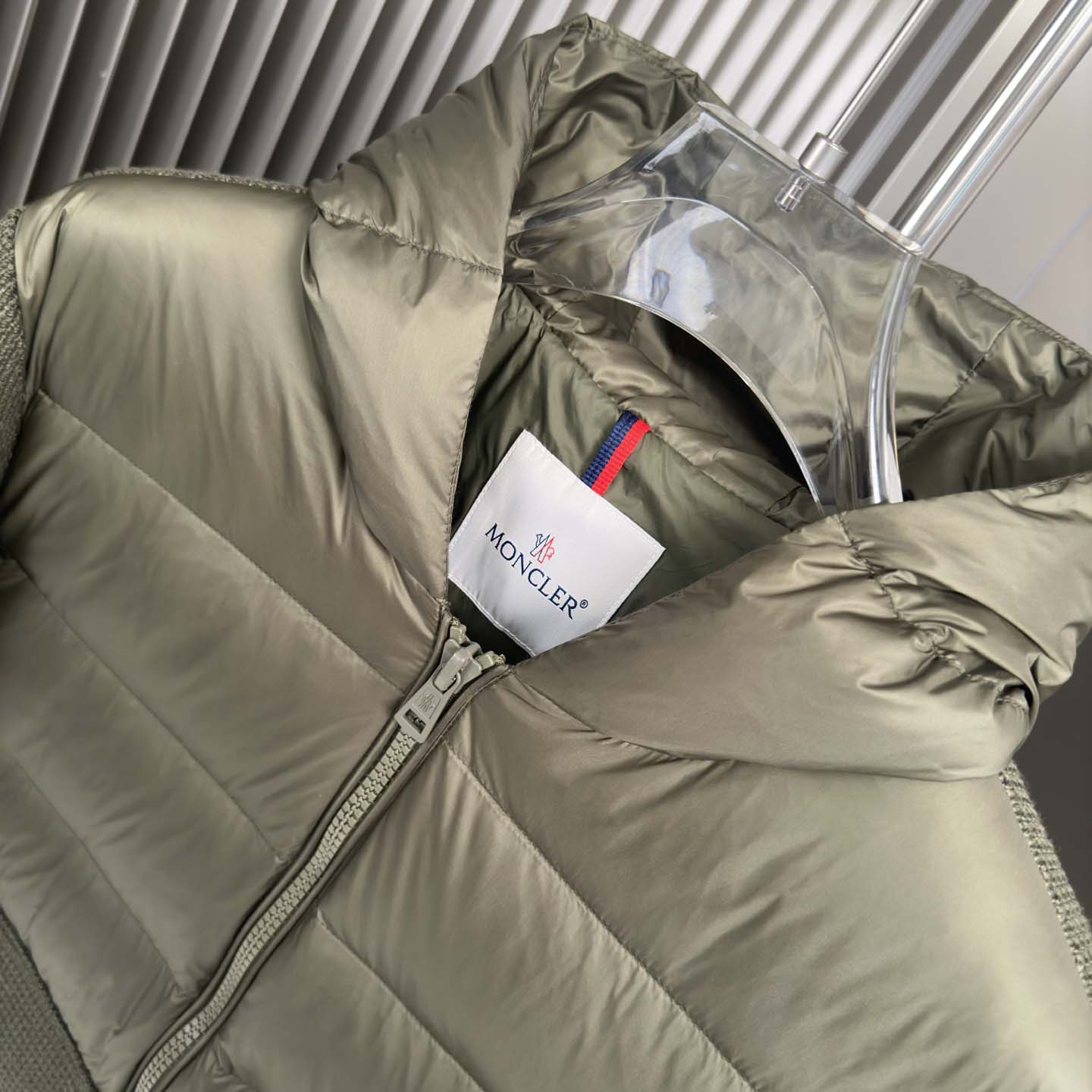 Moncler Padded Zip-Up Cardigan - FashionPlug