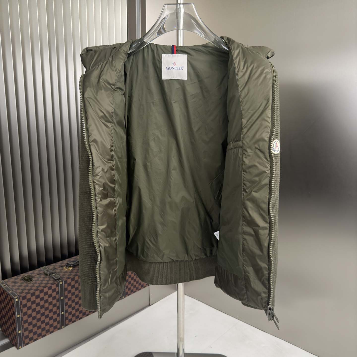 Moncler Padded Zip-Up Cardigan - FashionPlug