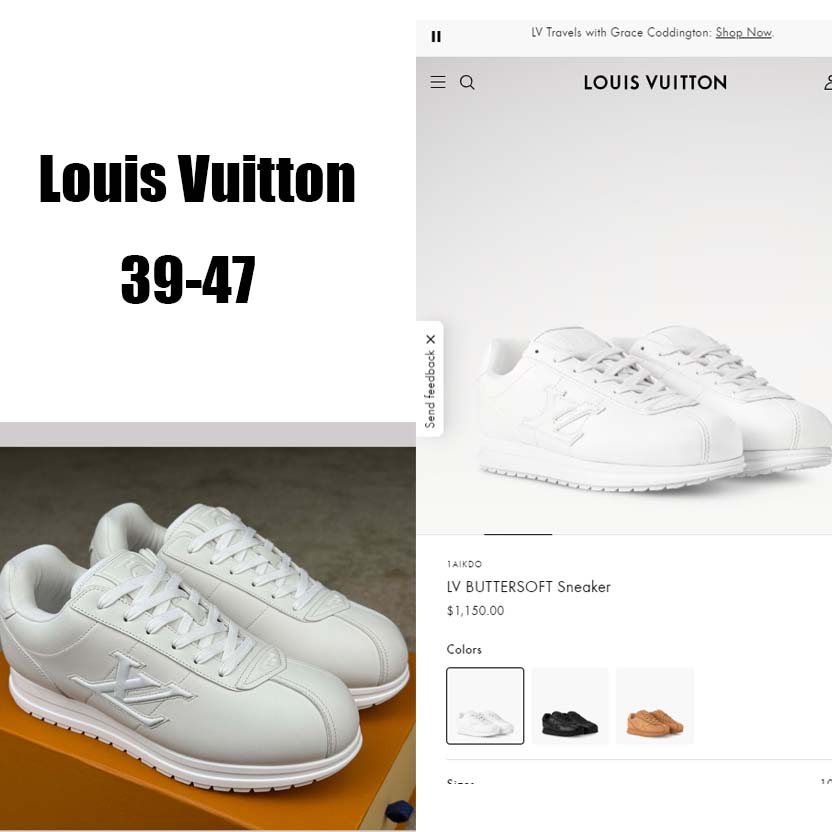 Louis Vuitton LV BUTTERSOFT Sneaker    1AIKDO - FashionPlug