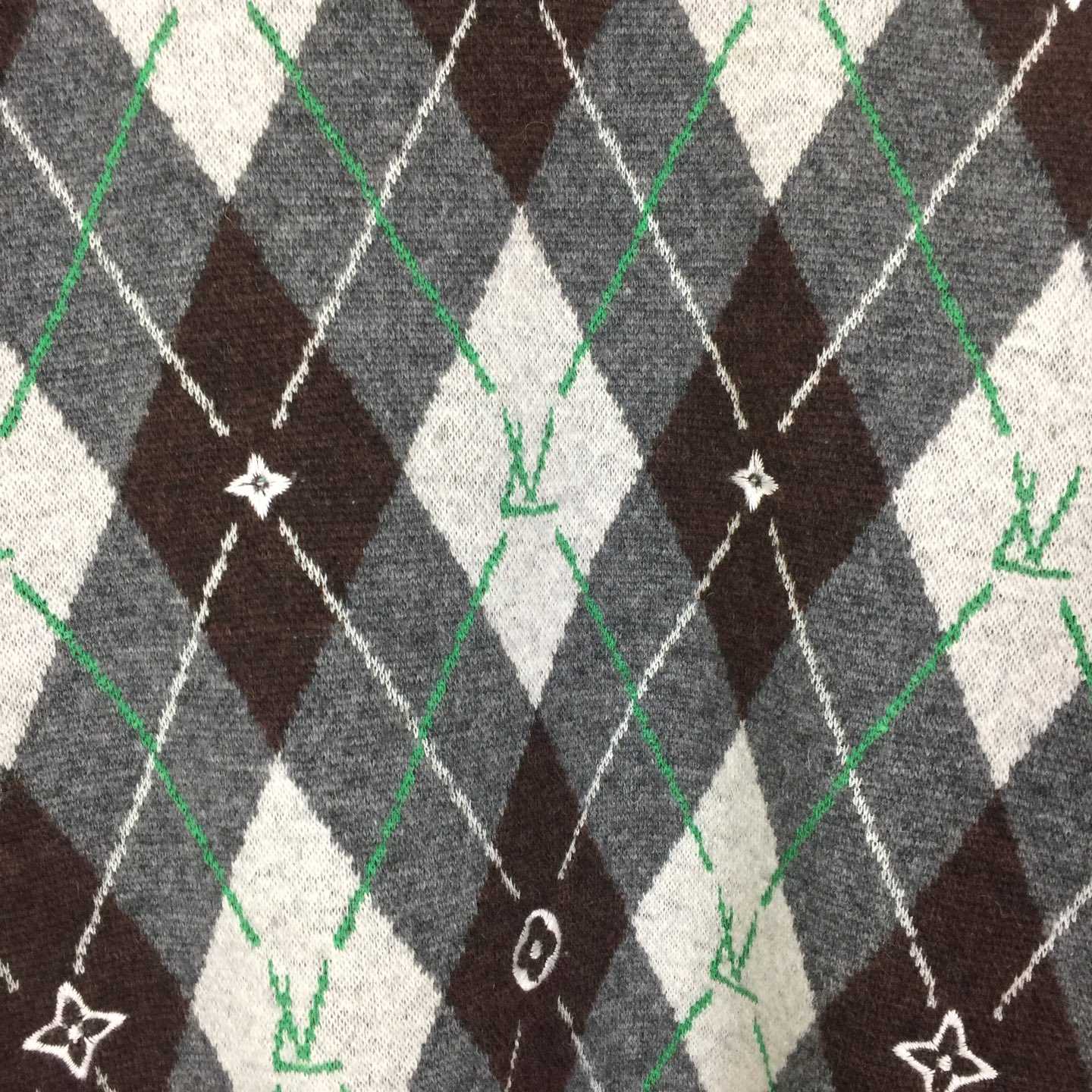 Louis Vuitton Argyle Crewneck    1AIMCJ - FashionPlug