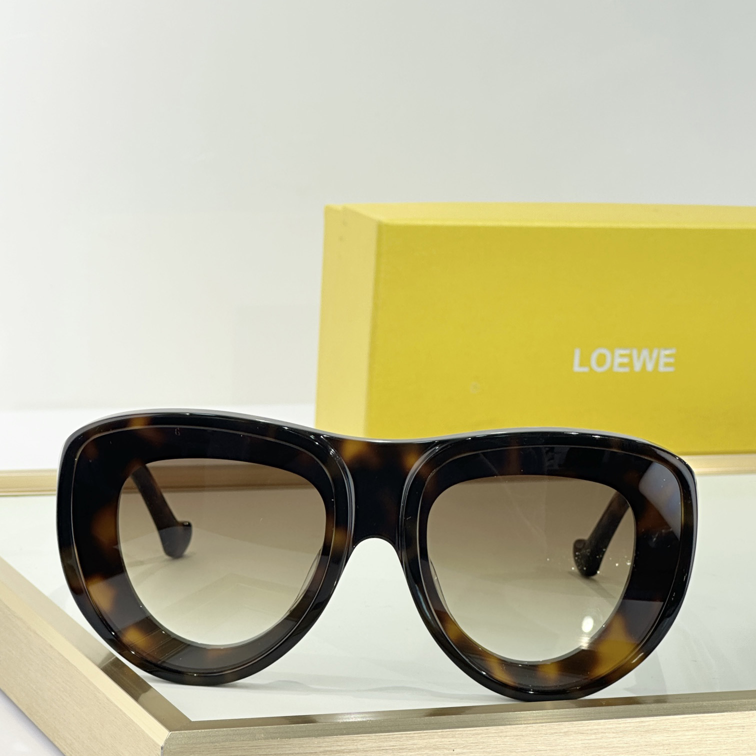 Loewe Front Lenses Aviatior Sunglasses  - FashionPlug