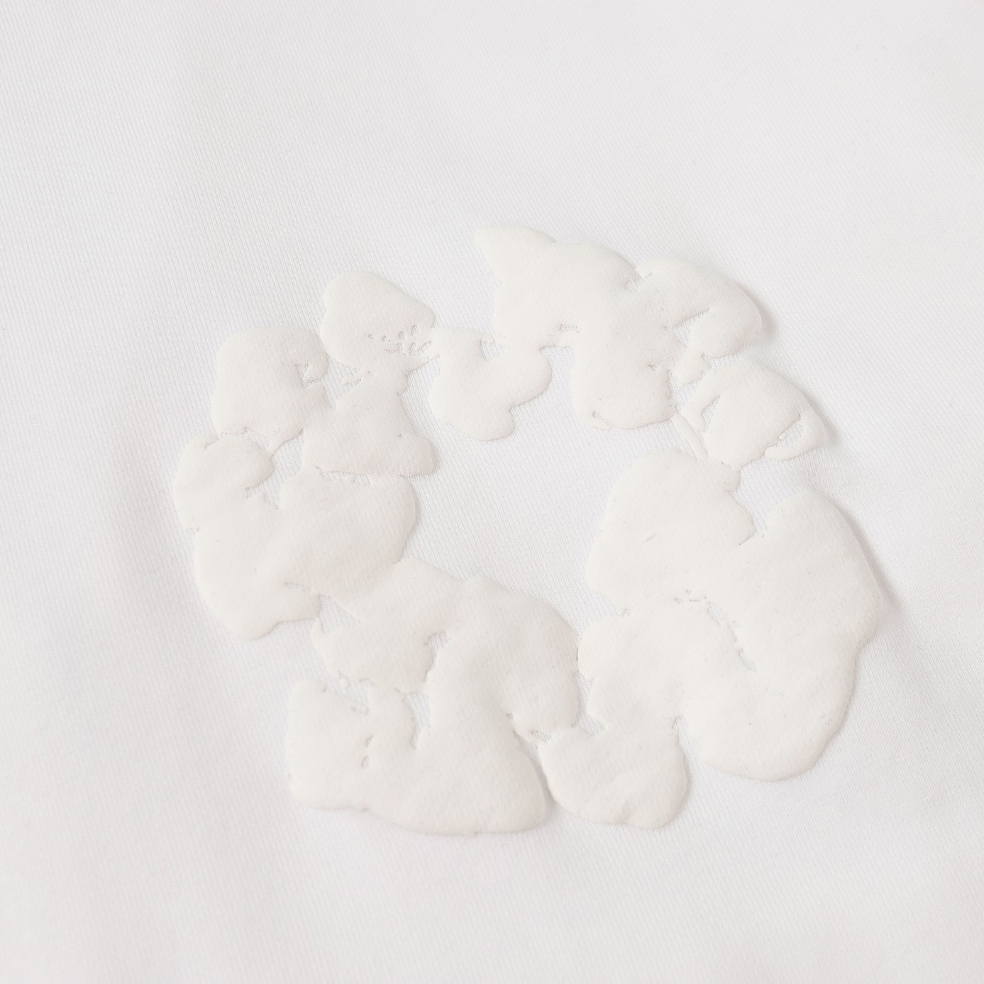 Denim Tears Cotton Wreath Zip Hoodie White - FashionPlug