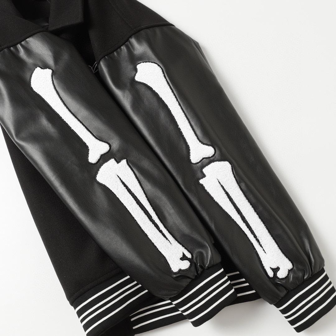 Amiri Bones Varsity Jacket - FashionPlug