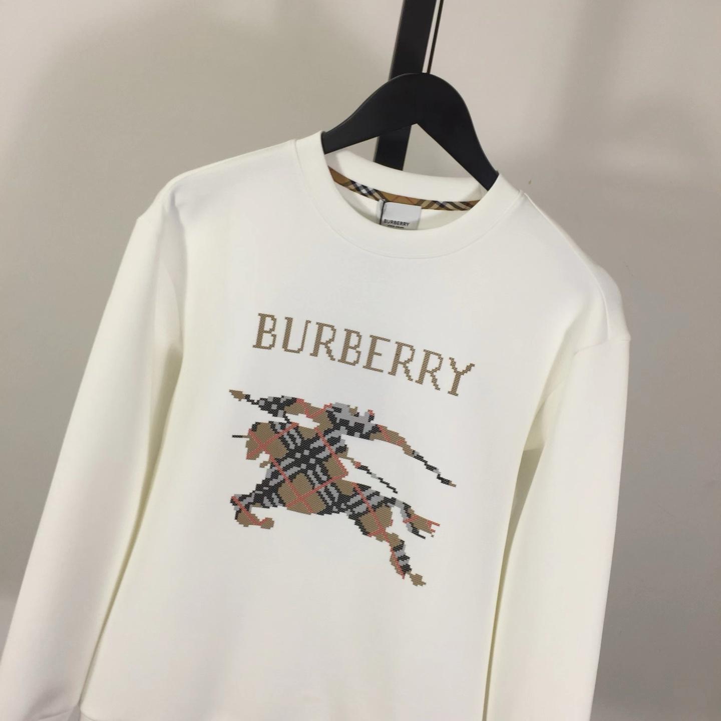 Burberry Cotton Sweatshirt - FashionPlug