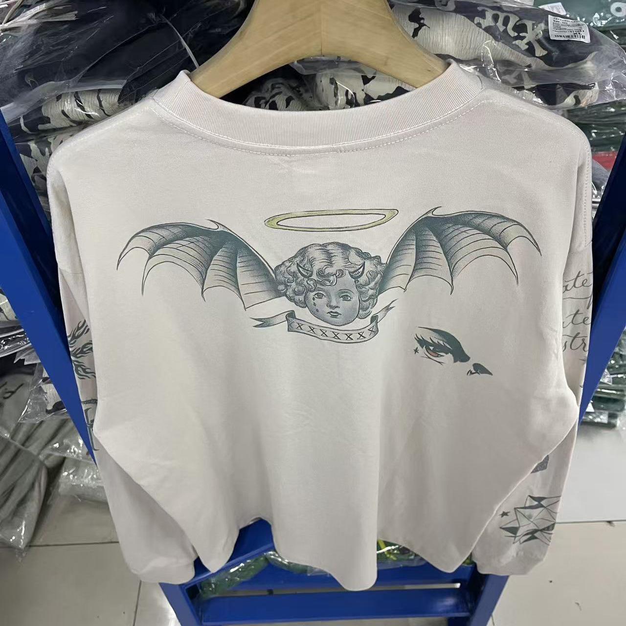 Saint Michael Dr Woo DW_LS Tee - FashionPlug