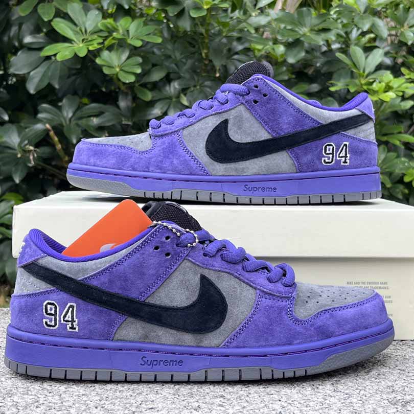 Supreme x Nike SB Dunk Low   HQ8487-500  - FashionPlug