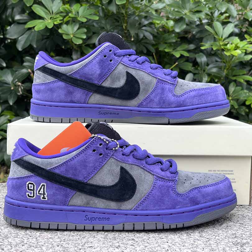 Supreme x Nike SB Dunk Low   HQ8487-500  - FashionPlug