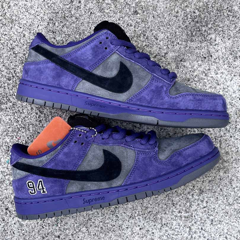 Supreme x Nike SB Dunk Low   HQ8487-500  - FashionPlug