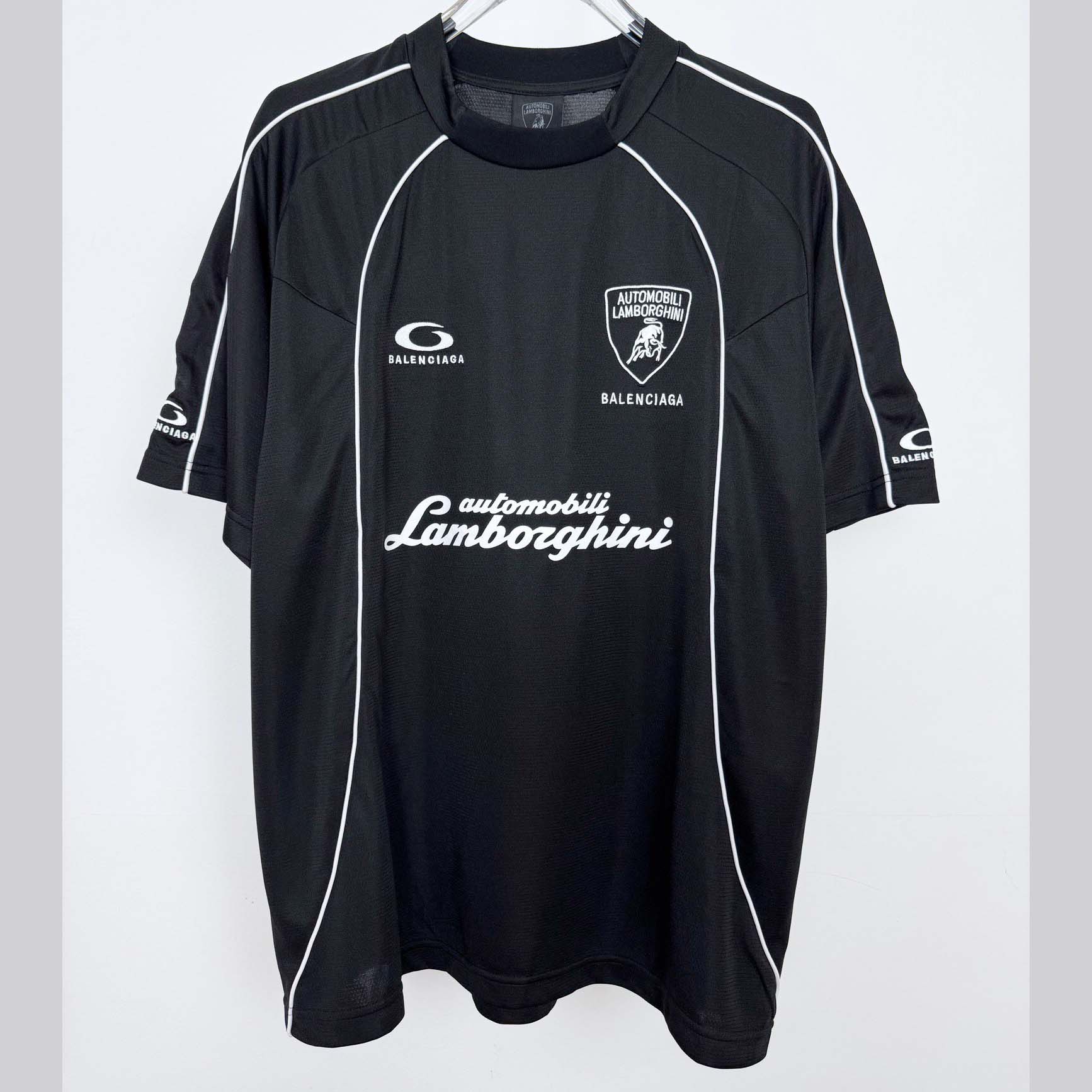 Balenciaga I Automobili Lamborghini Oversized Soccer T-shirt - FashionPlug