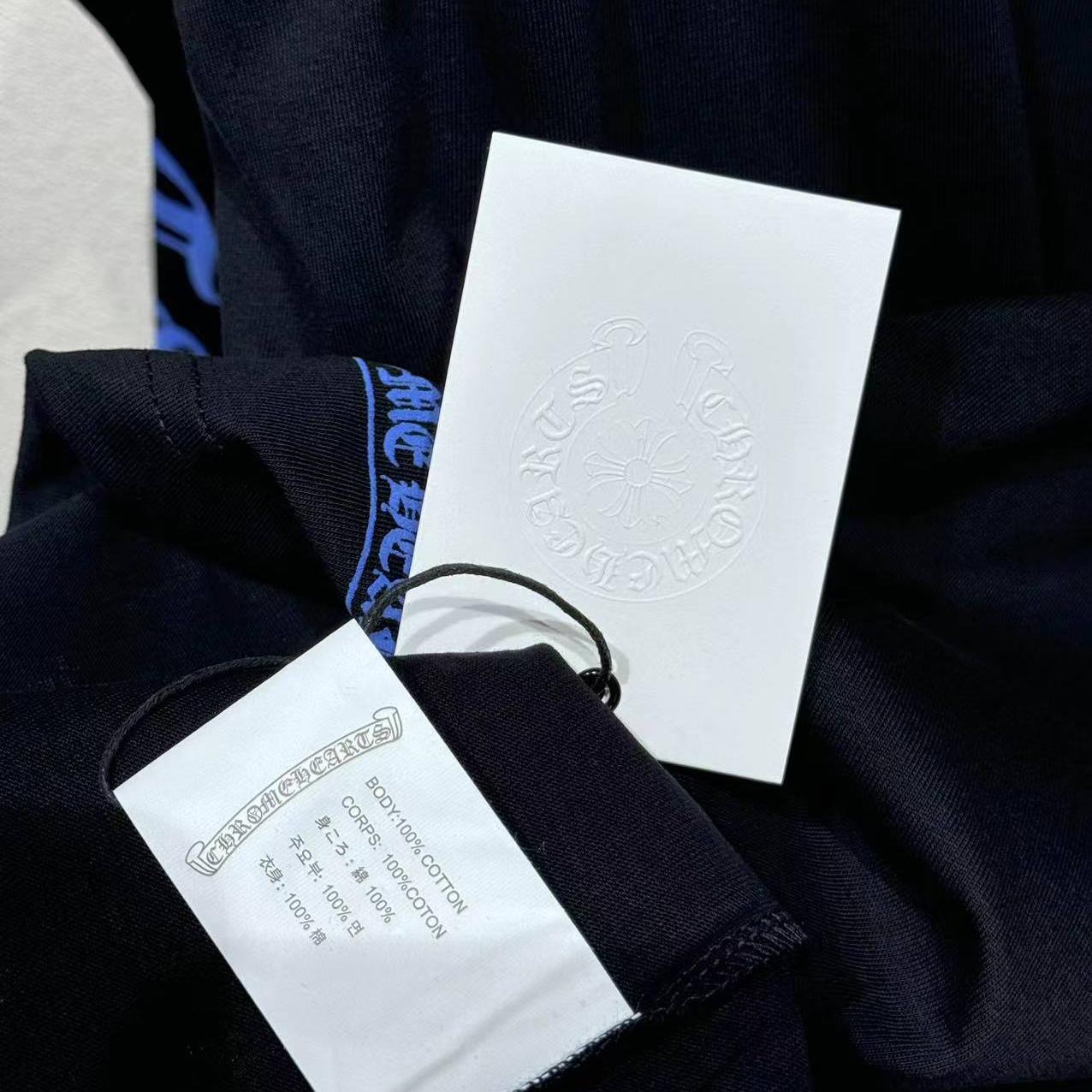 Chrome Hearts Neck Logo Long-Sleeve T-Shirt 'Black' - FashionPlug