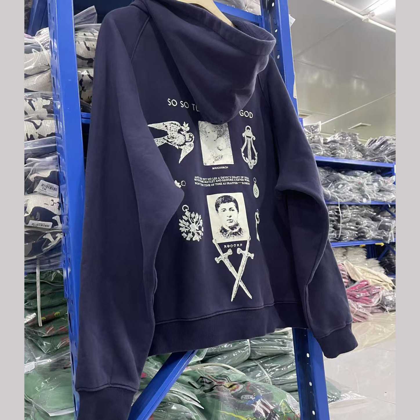 Enfants Riches Déprimés 25SS '' Unto Her A On Was Born'' Hoodie - FashionPlug