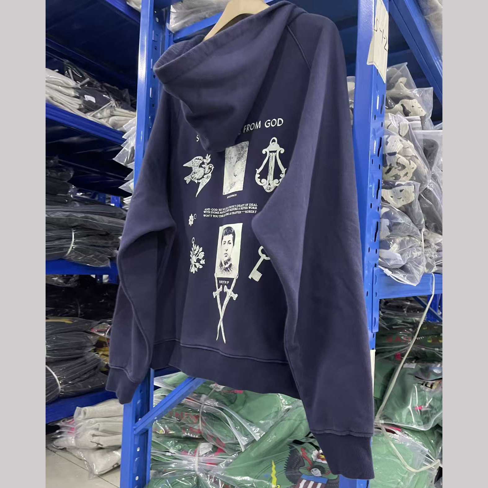 Enfants Riches Déprimés 25SS '' Unto Her A On Was Born'' Hoodie - FashionPlug