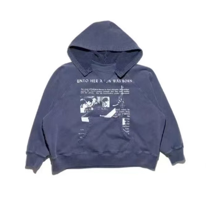 Enfants Riches Déprimés 25SS '' Unto Her A On Was Born'' Hoodie - FashionPlug