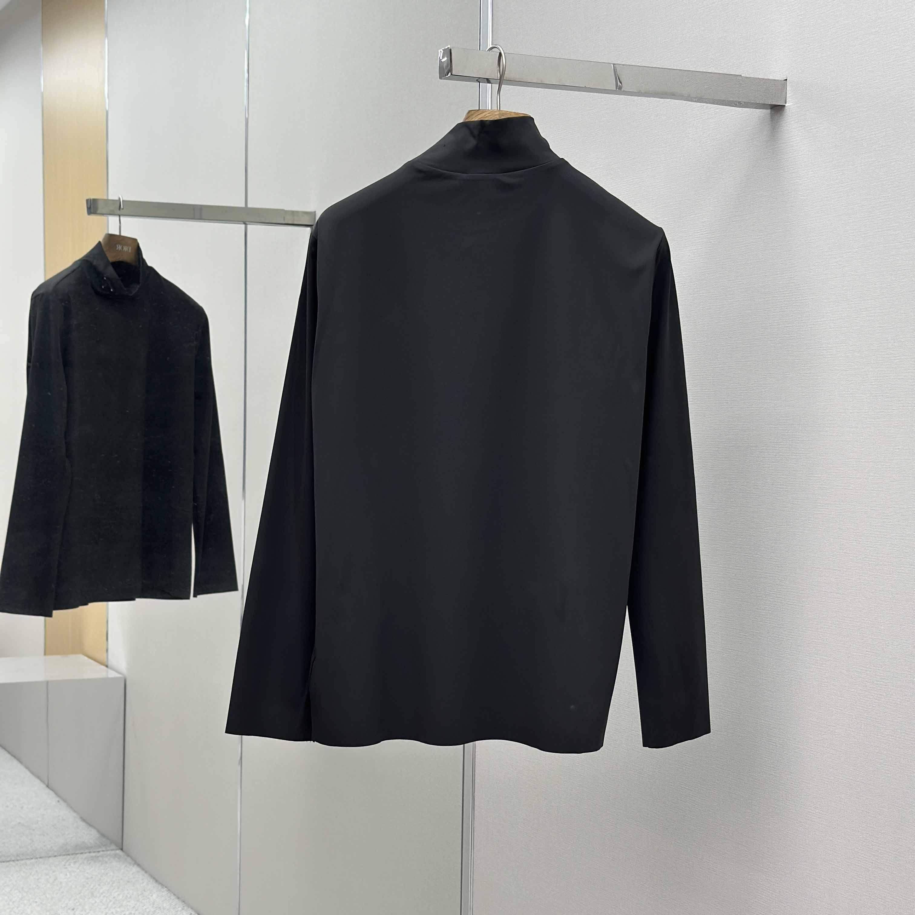Prada Technical Jersey Mock Turtleneck - FashionPlug