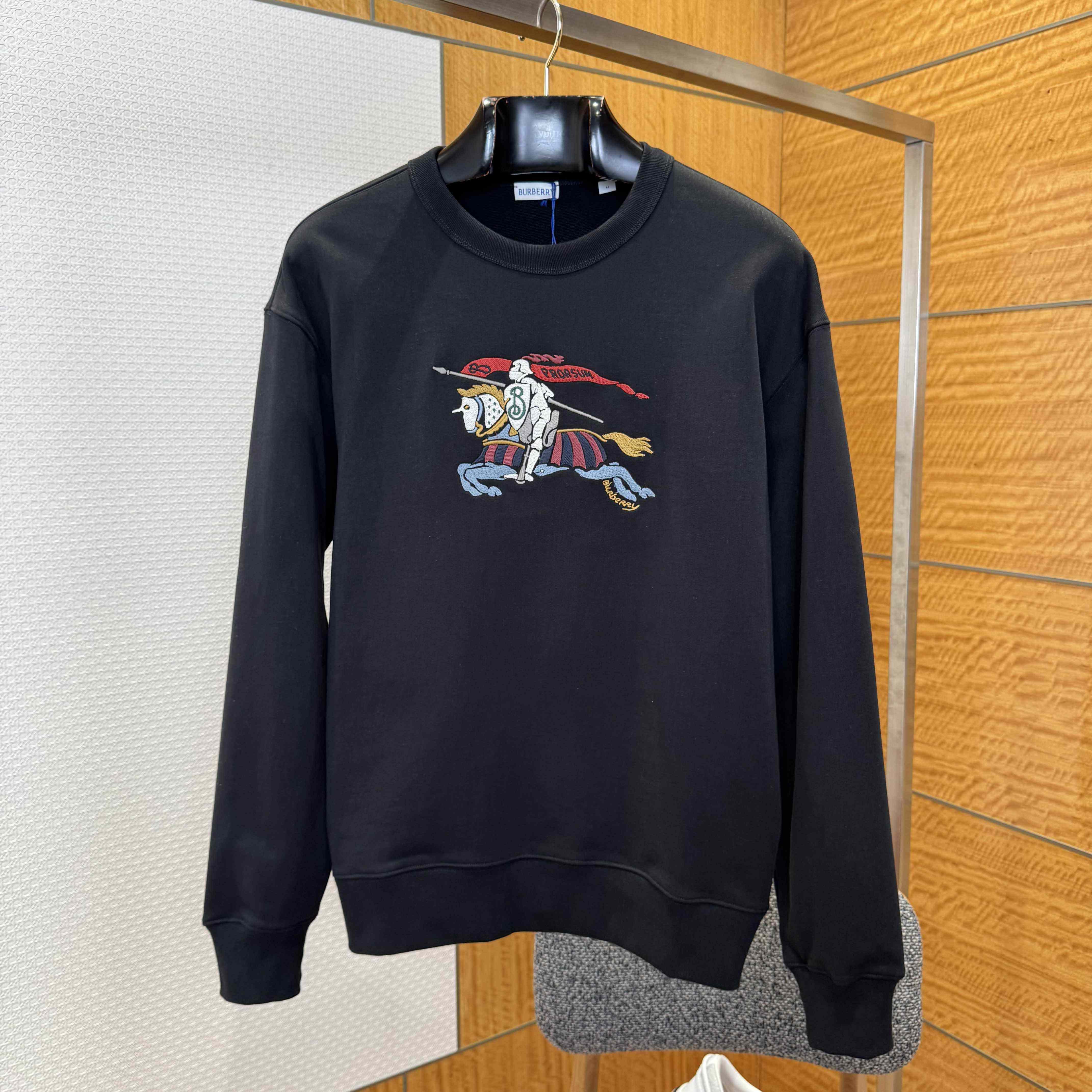 Burberry EKD​ Cotton Sweatshirt - FashionPlug