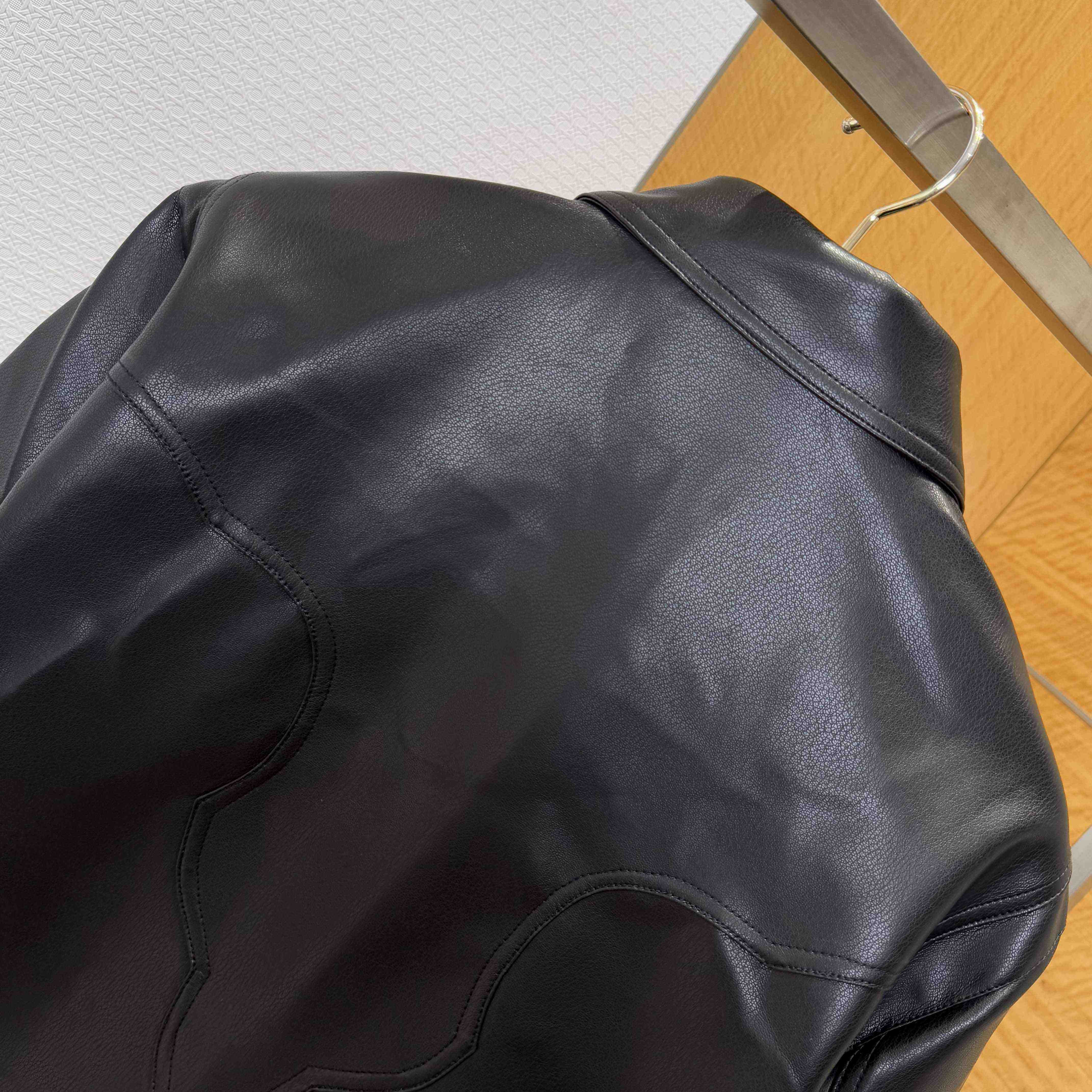 Chrome Hearts Leather Jacket - FashionPlug
