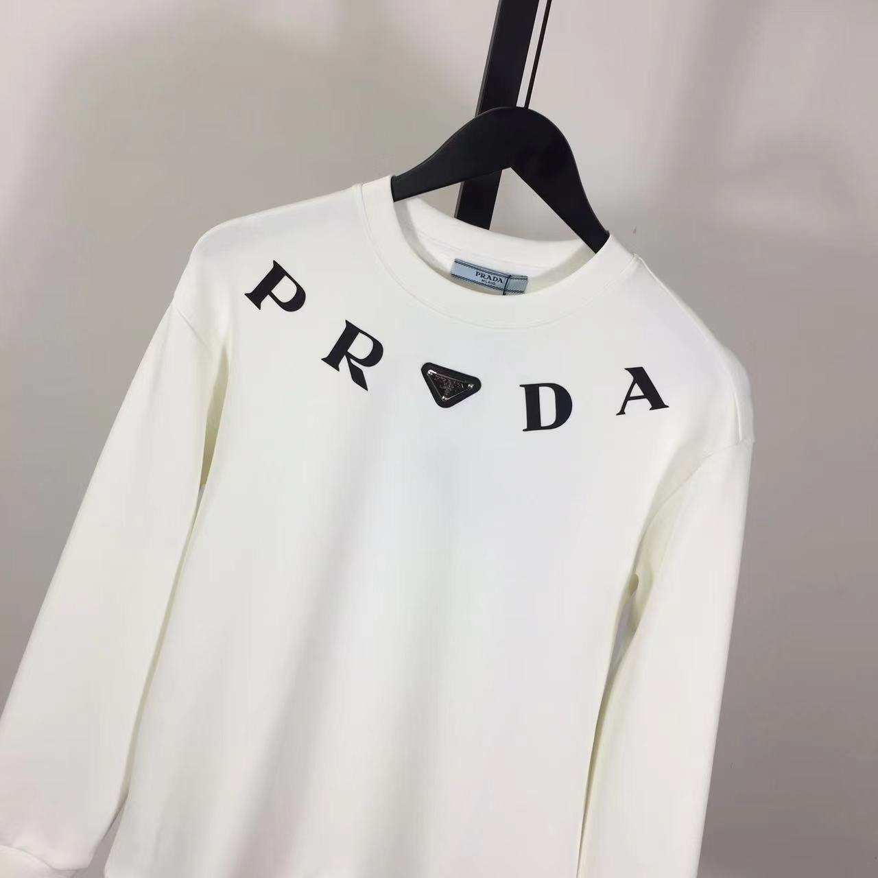 Prada Cotton Sweatshirt - FashionPlug