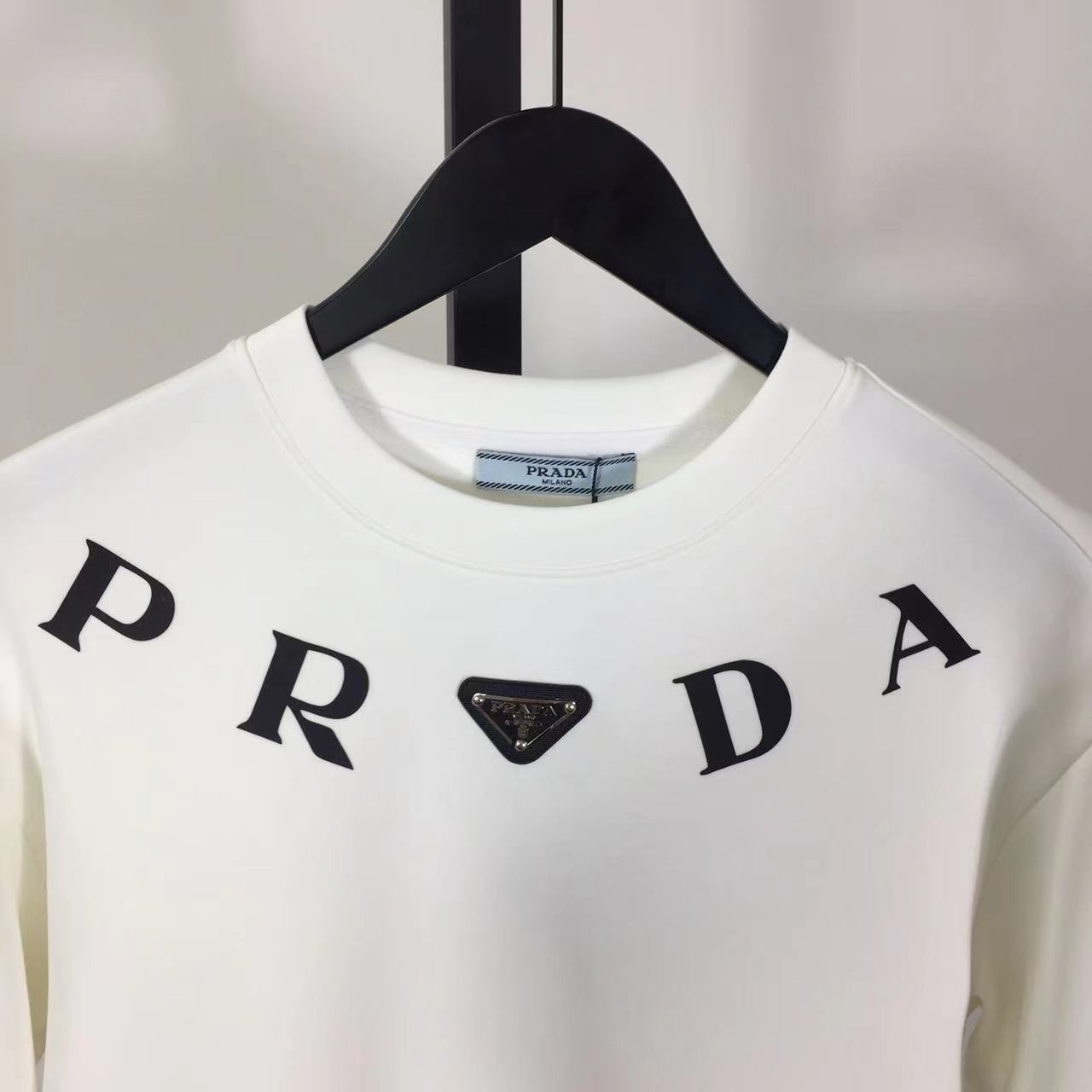 Prada Cotton Sweatshirt - FashionPlug