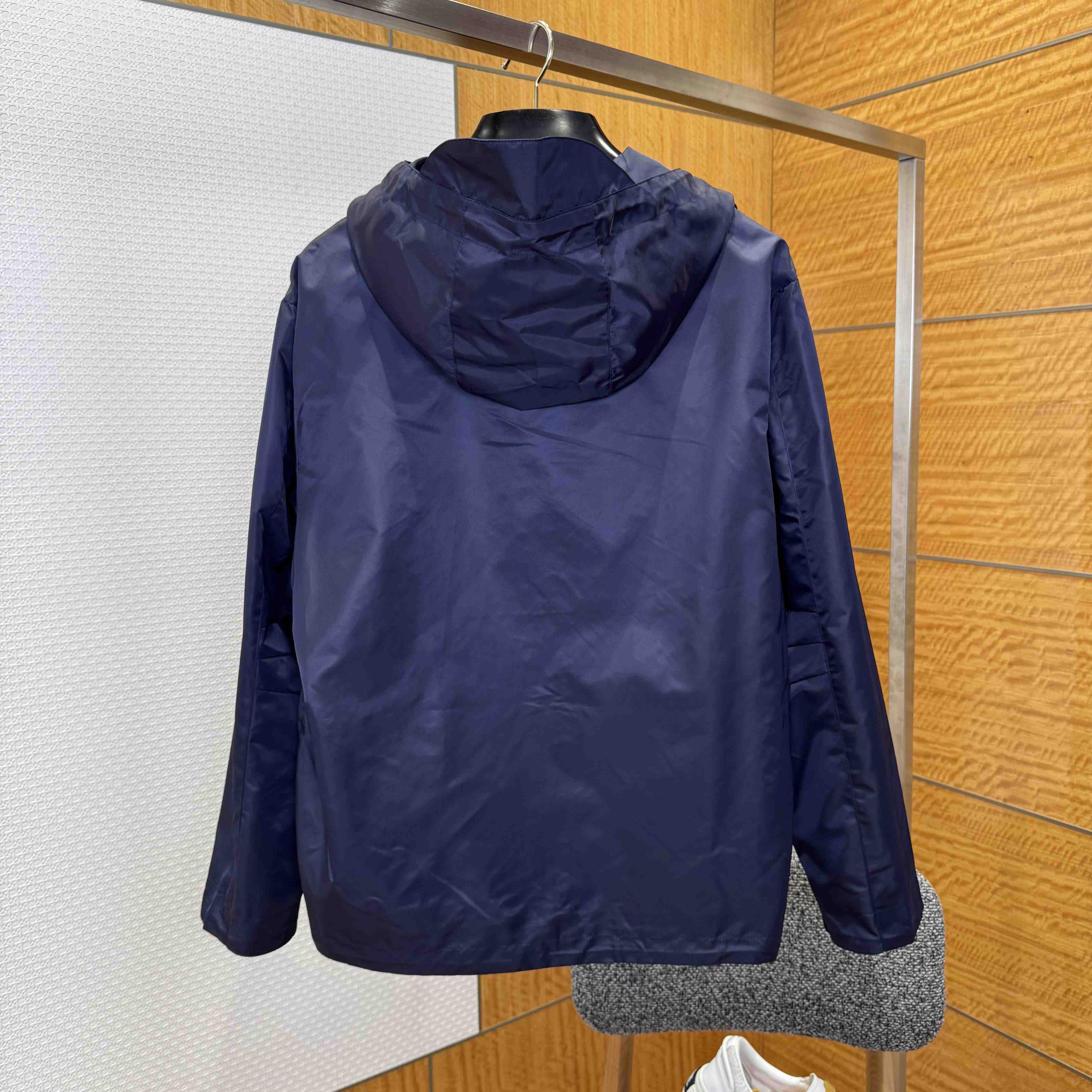 Gucci Nylon Twill Jacket With Patch - FashionPlug