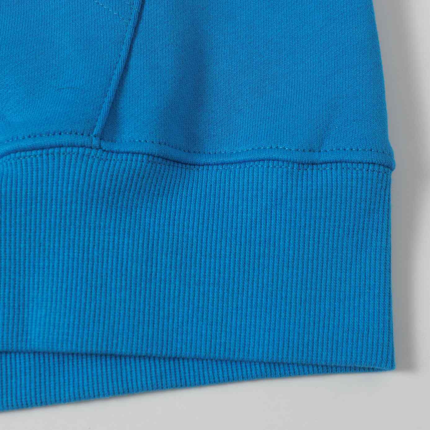 Denim Tears Cotton Wreath Zip Hoodie Blue - FashionPlug