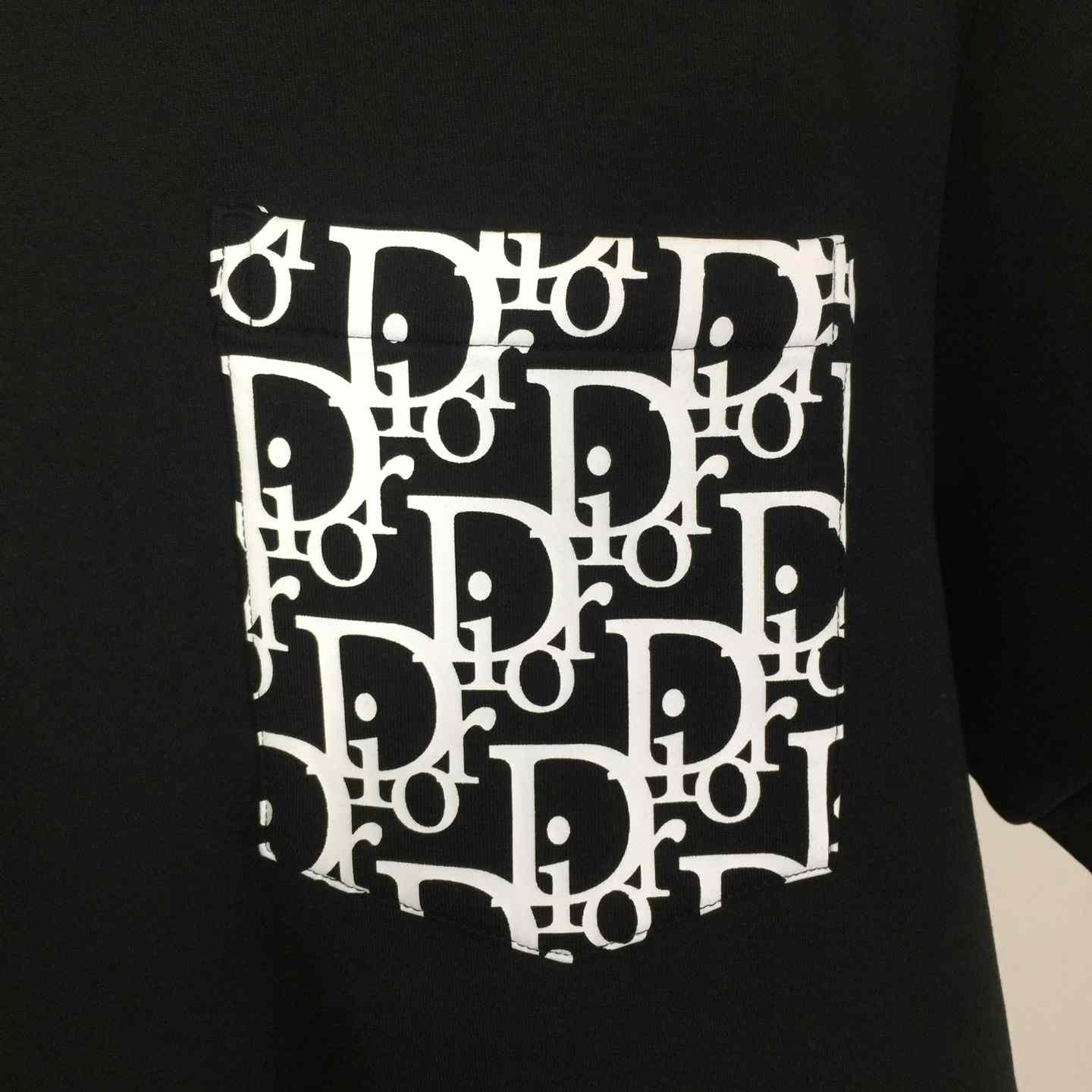 Dior Oblique Cotton T-Shirt  - FashionPlug