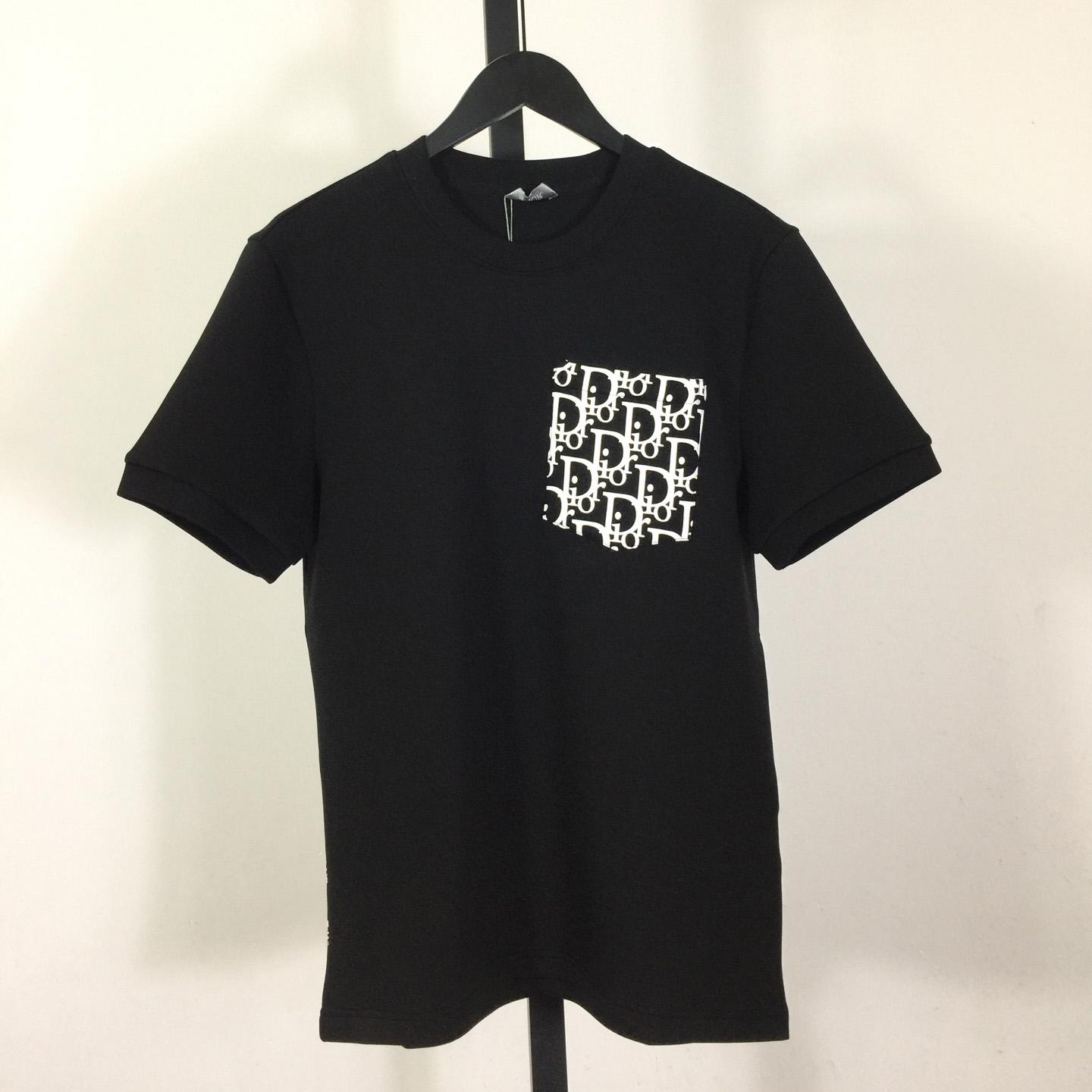 Dior Oblique Cotton T-Shirt  - FashionPlug