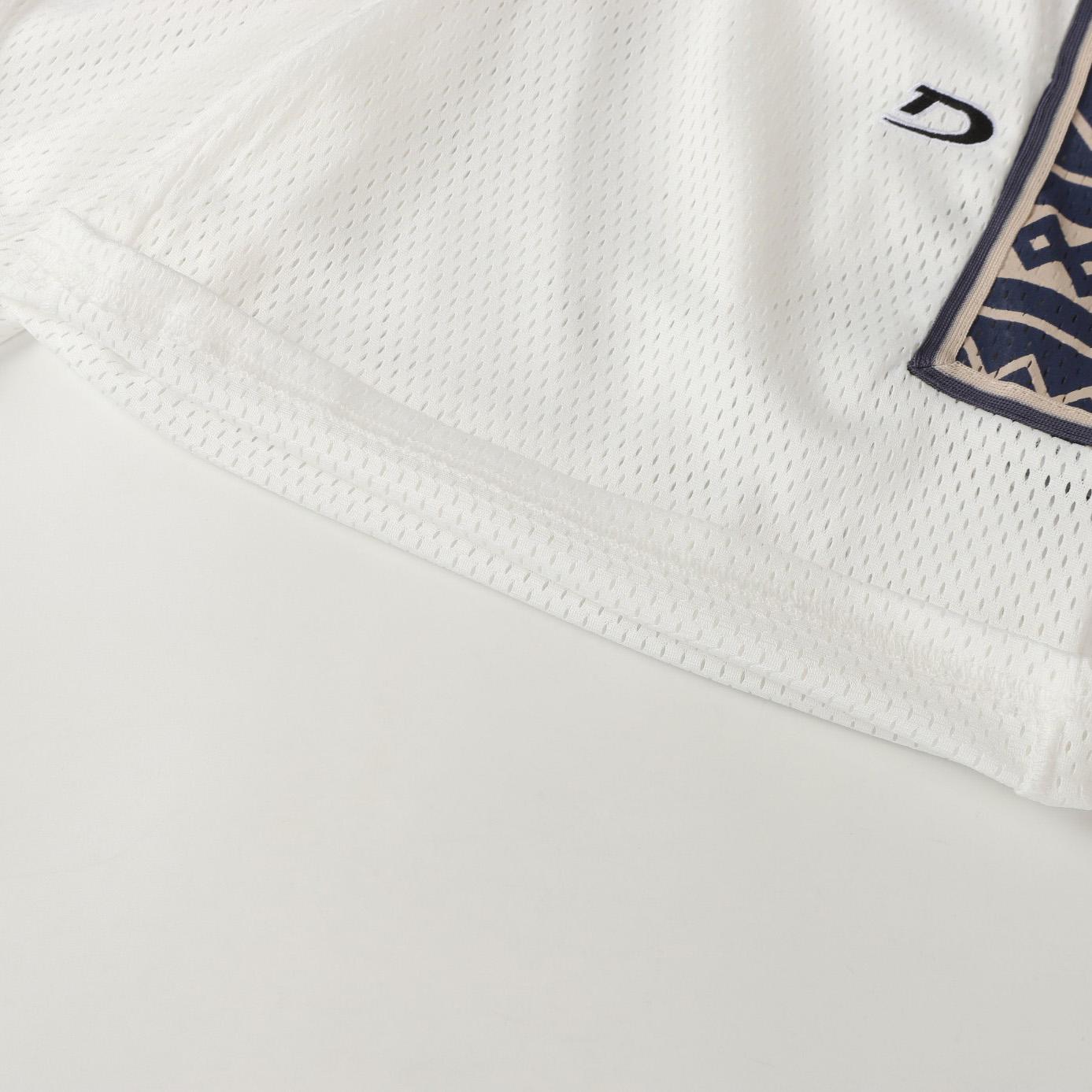 Denim Tears Game Shorts 'White' - FashionPlug