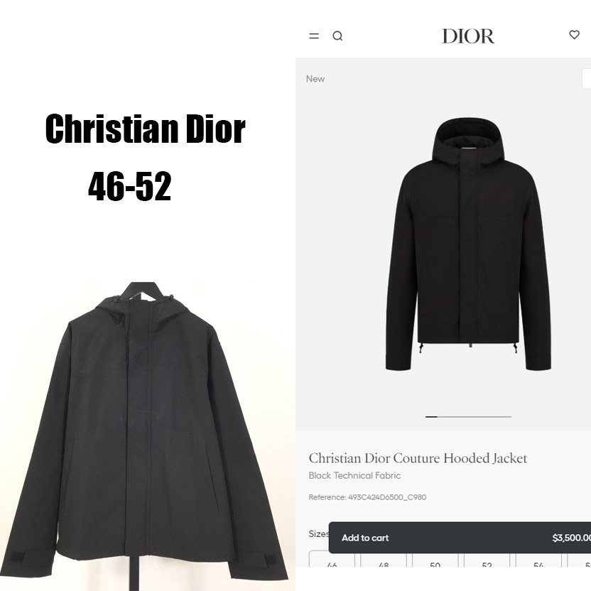 Christian Dior Couture Hooded Jacket  - FashionPlug
