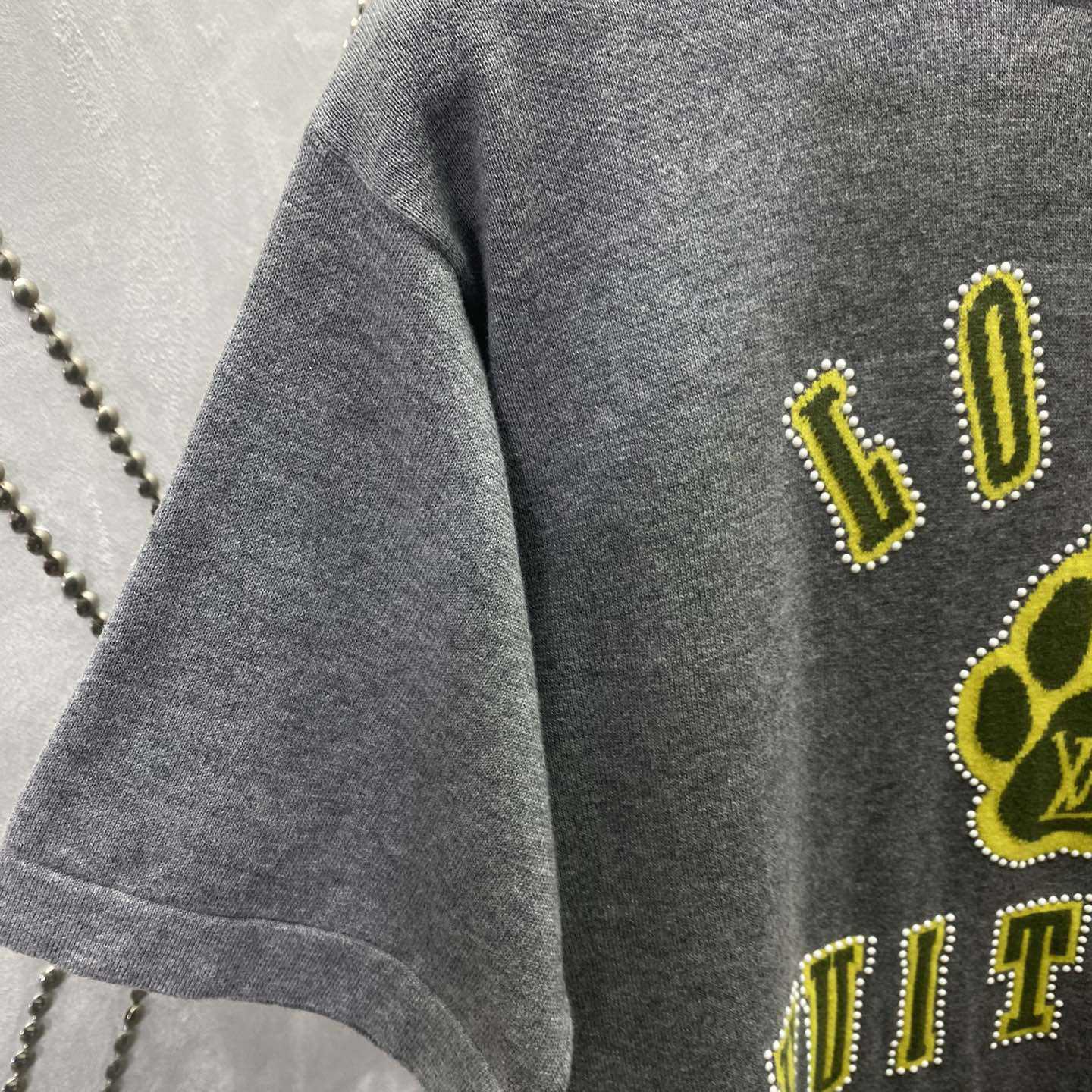 Louis Vuitton Embellished Short-Sleeved Cotton Crewneck - FashionPlug