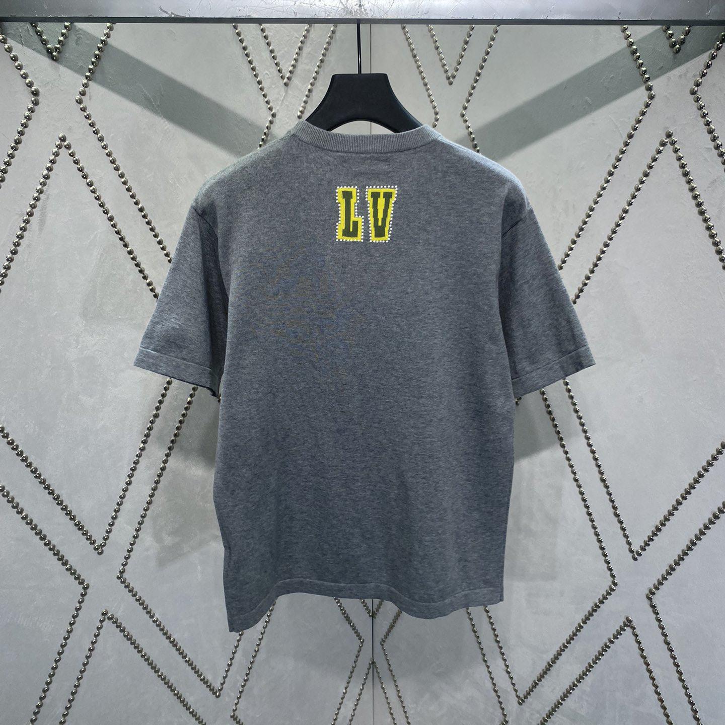 Louis Vuitton Embellished Short-Sleeved Cotton Crewneck - FashionPlug