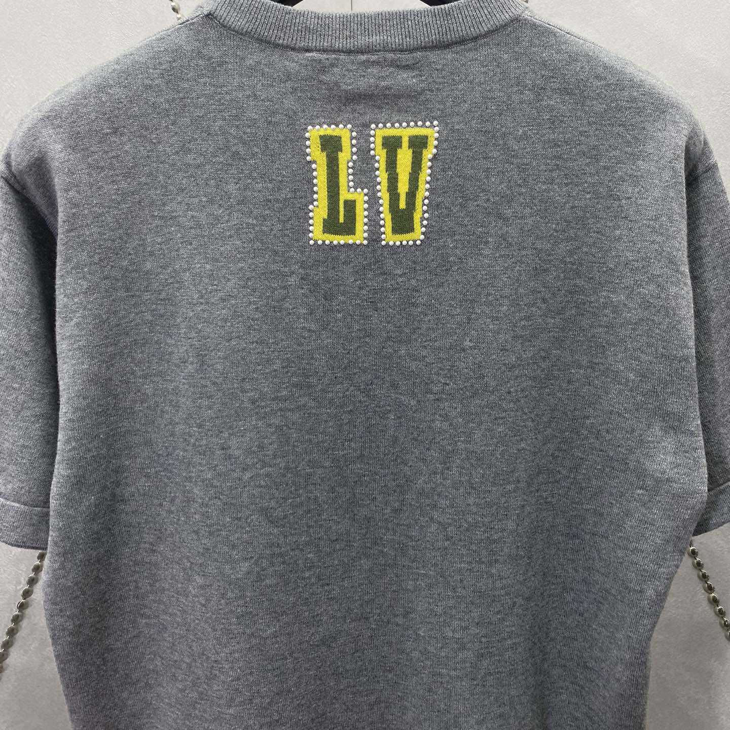 Louis Vuitton Embellished Short-Sleeved Cotton Crewneck - FashionPlug