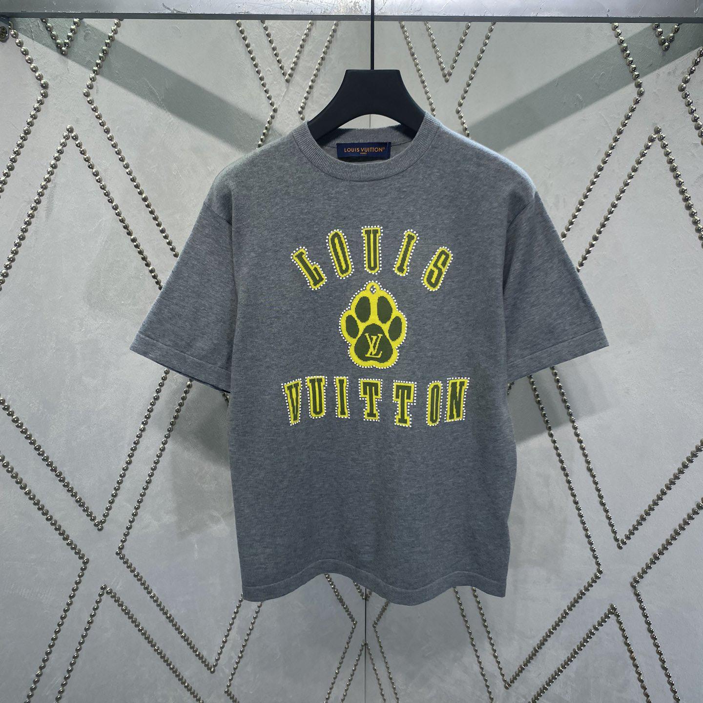 Louis Vuitton Embellished Short-Sleeved Cotton Crewneck - FashionPlug