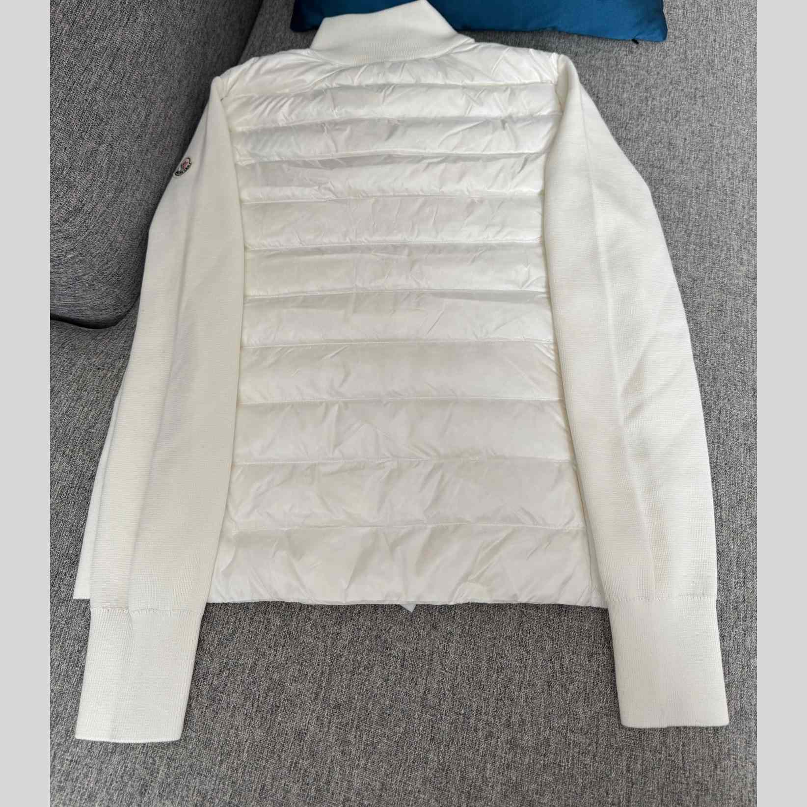 Moncler Padded Wool Zip-Up Cardigan  Z503 - FashionPlug