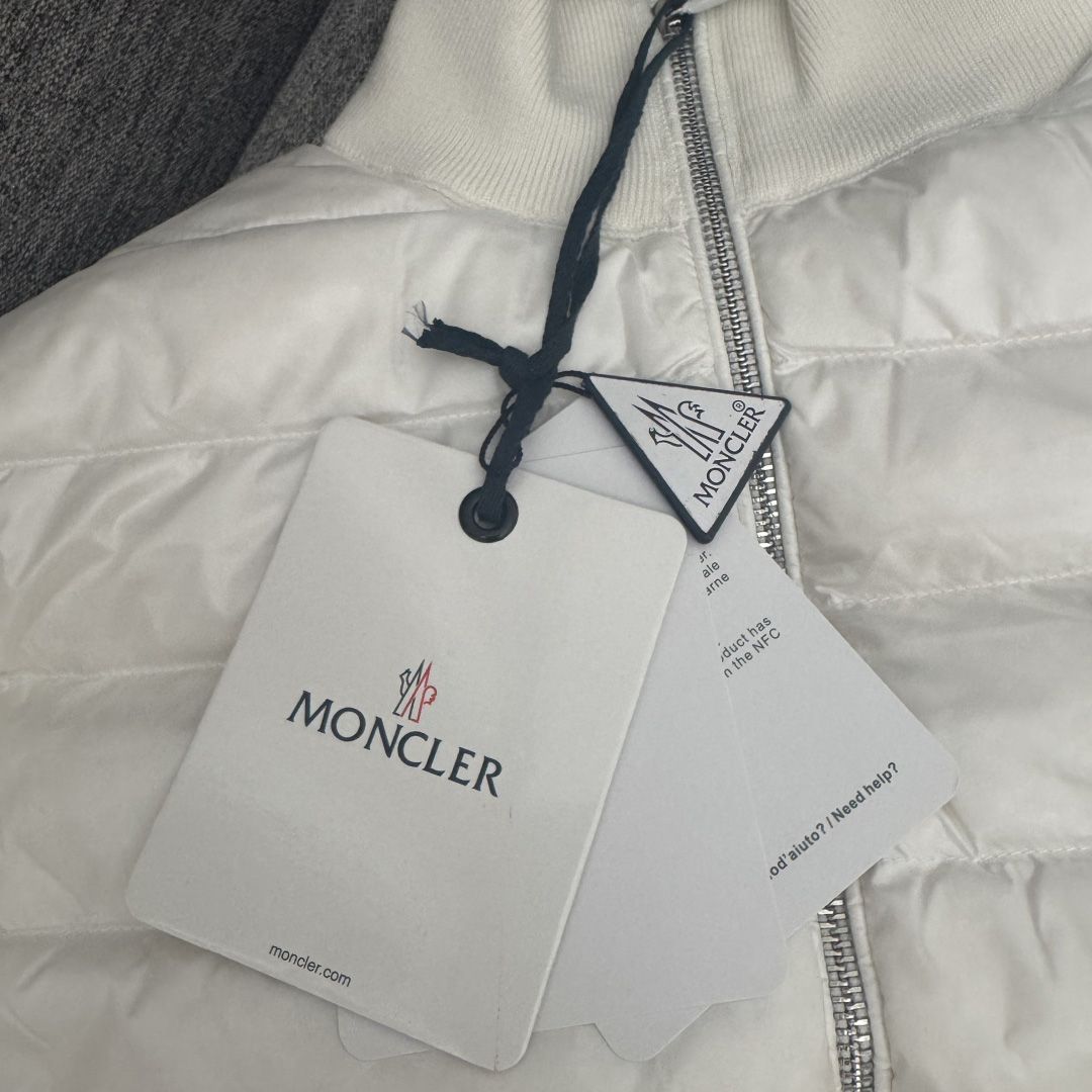 Moncler Padded Wool Zip-Up Cardigan  Z503 - FashionPlug