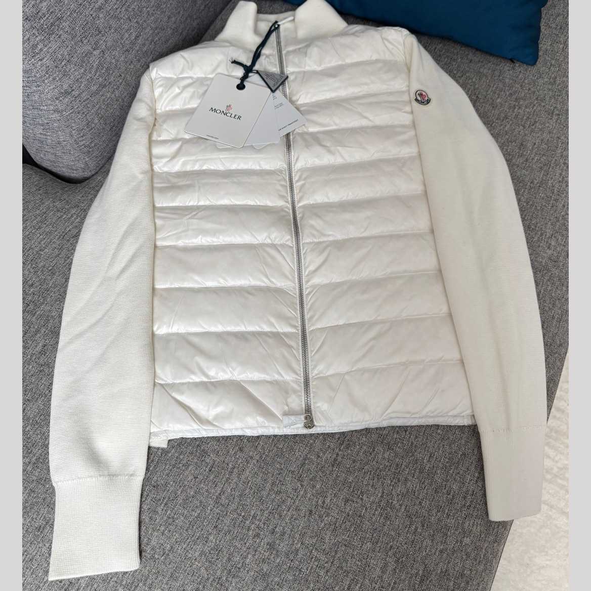 Moncler Padded Wool Zip-Up Cardigan  Z503 - FashionPlug