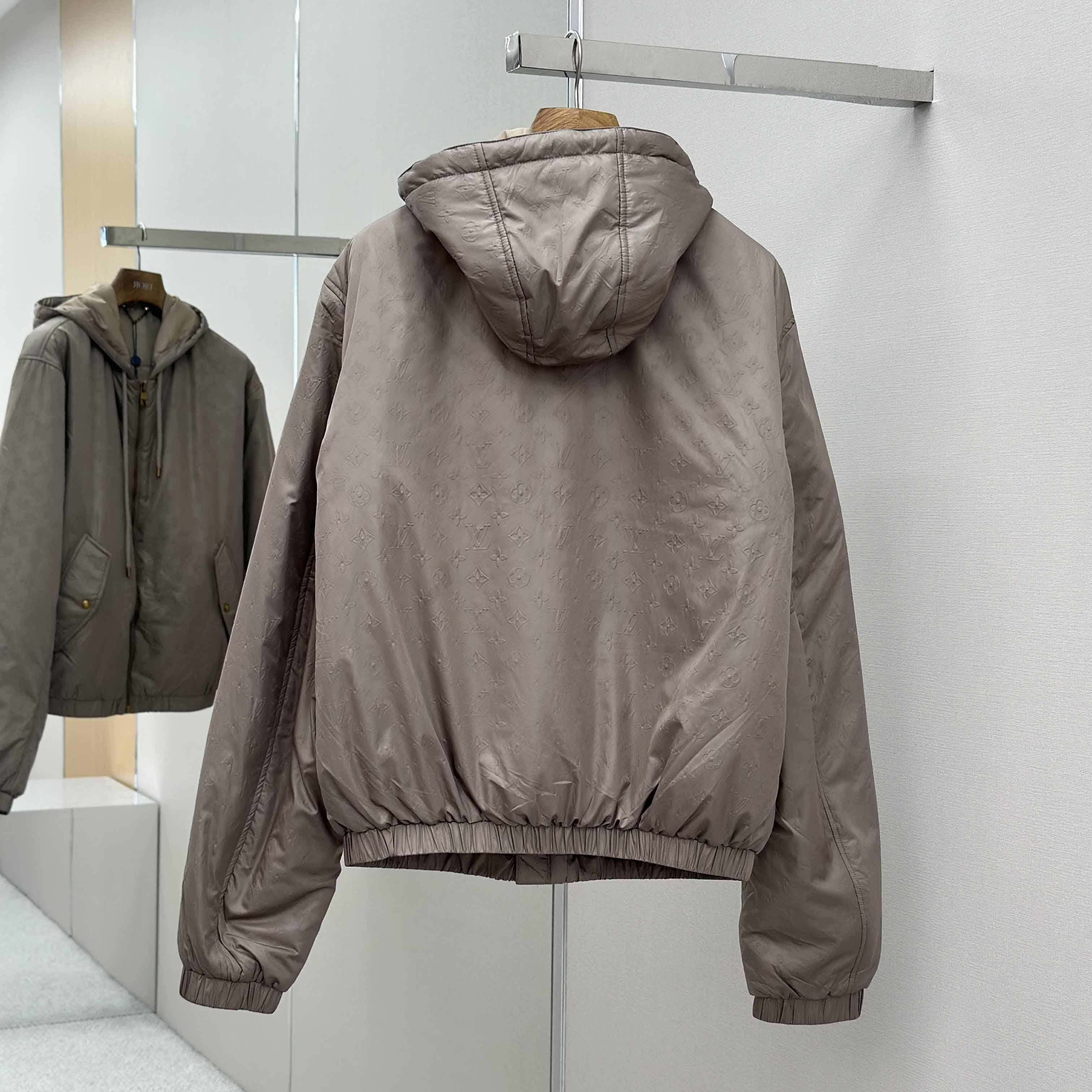 Louis Vuitton Monogram Padded Windbreaker   1AHBIA - FashionPlug