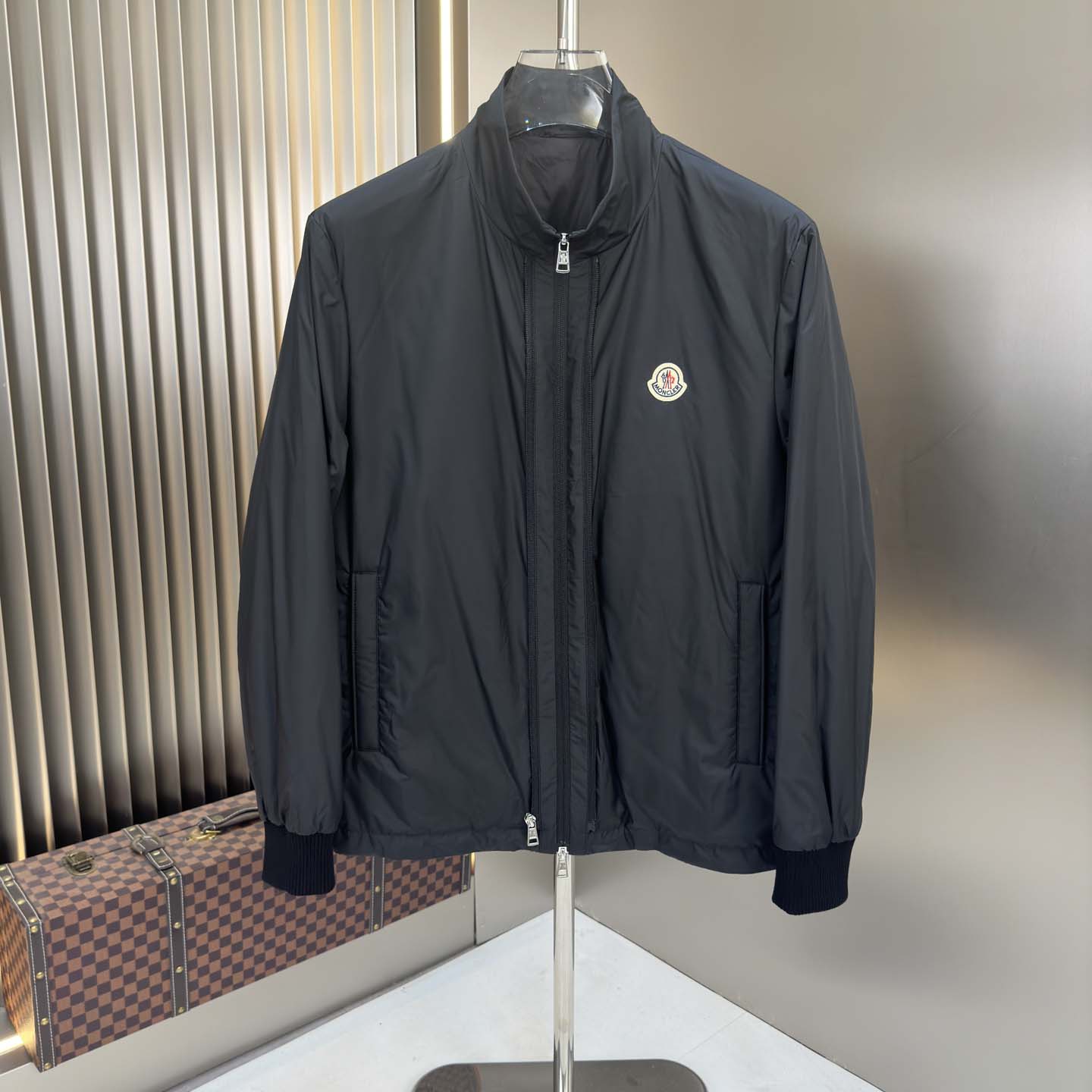 Moncler Black Verney 3-in-1 Short Jacket & Down Vest Set - FashionPlug