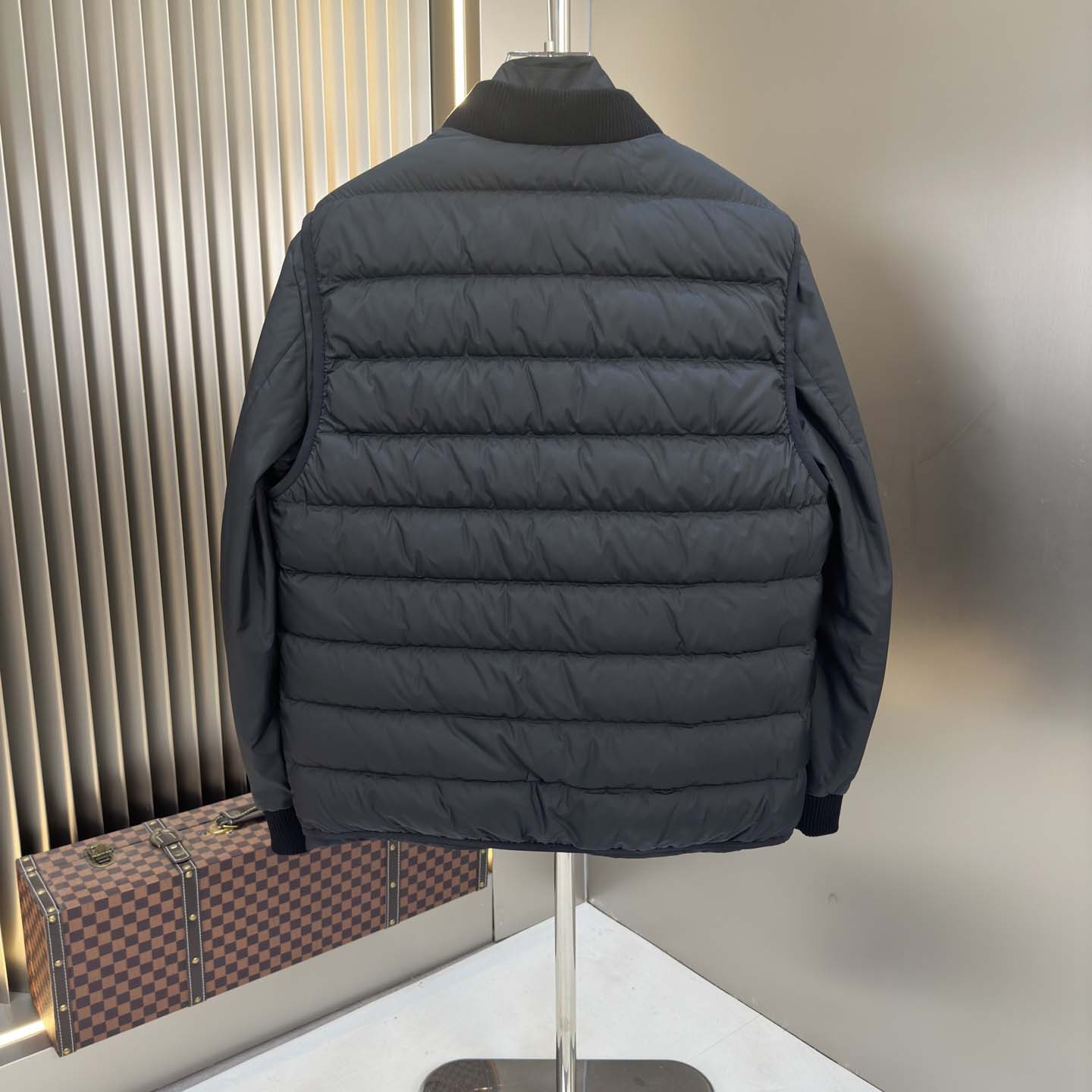 Moncler Black Verney 3-in-1 Short Jacket & Down Vest Set - FashionPlug