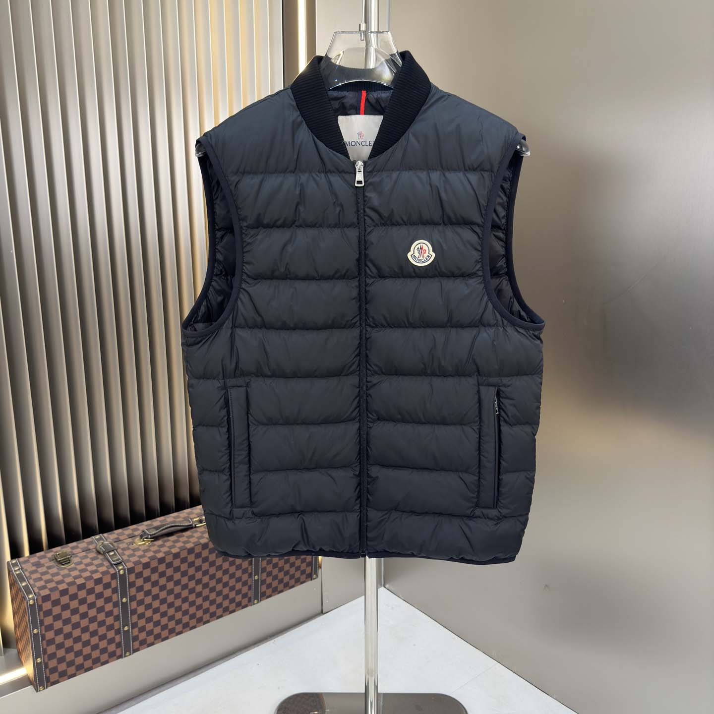 Moncler Black Verney 3-in-1 Short Jacket & Down Vest Set - FashionPlug
