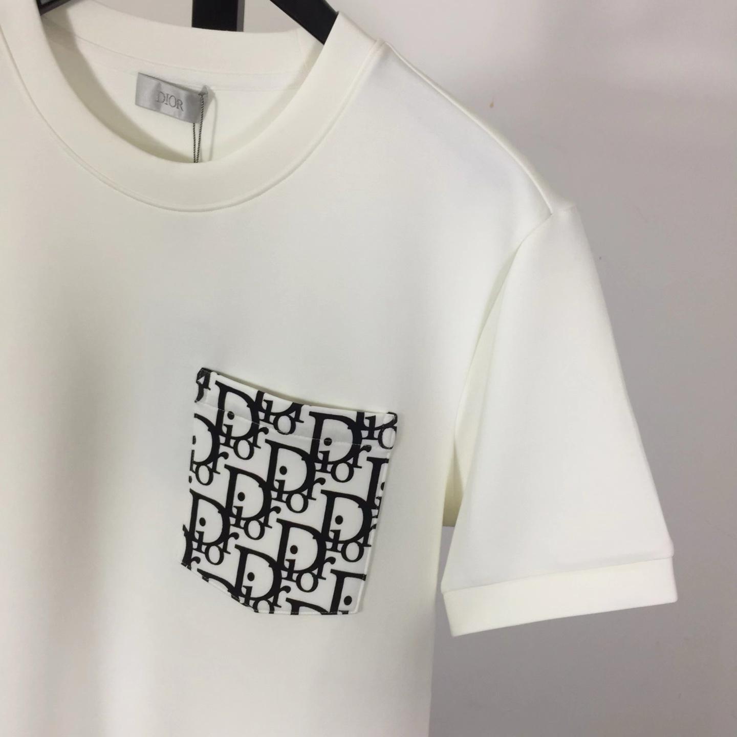 Dior Oblique Cotton T-Shirt  - FashionPlug