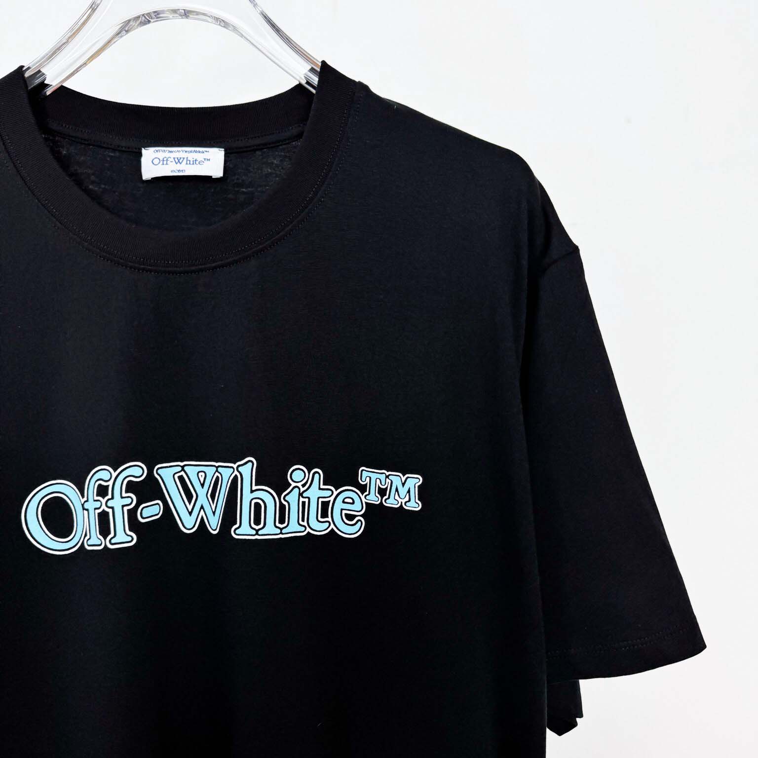 Off-White Big Bookish T-Shirt In Black - FashionPlug