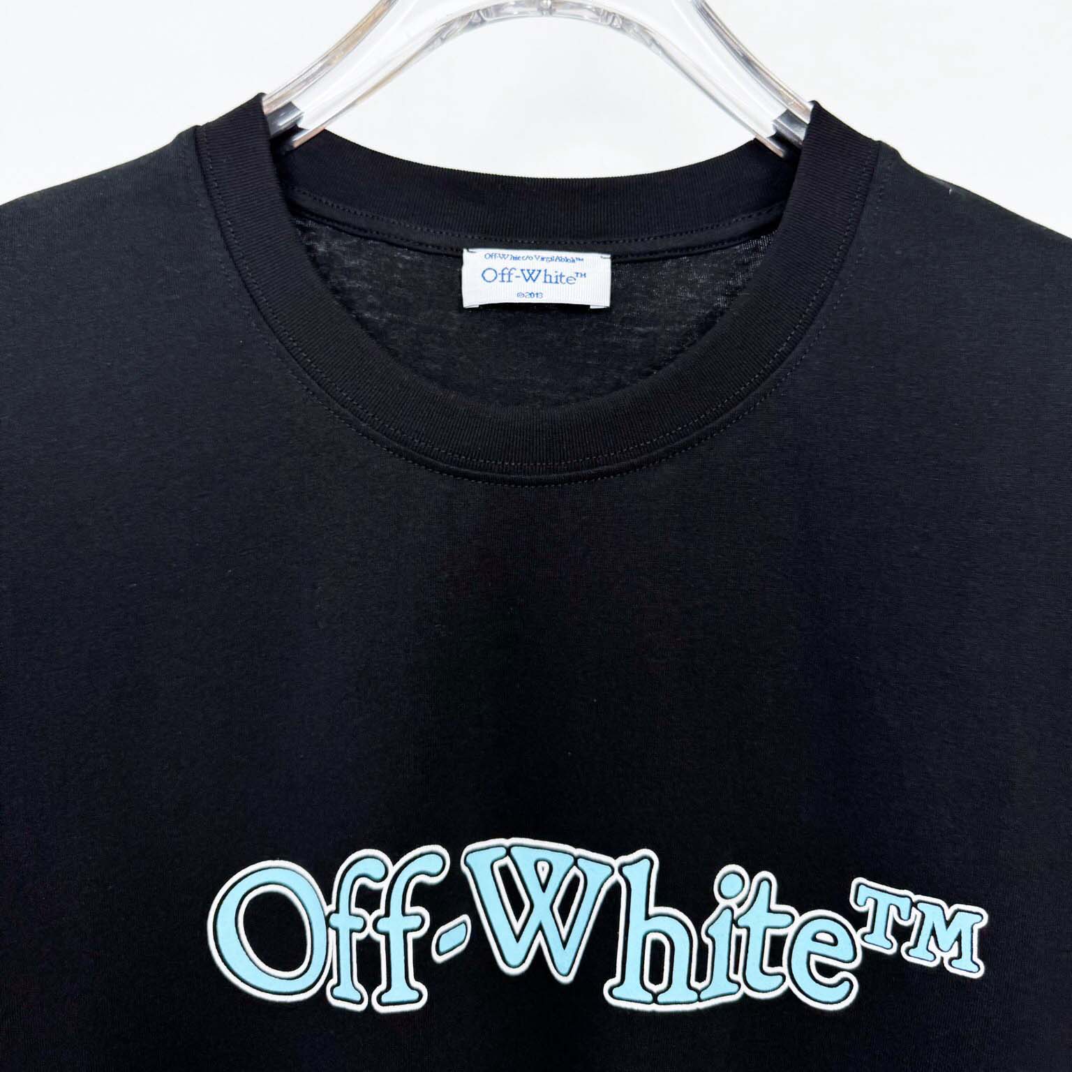Off-White Big Bookish T-Shirt In Black - FashionPlug