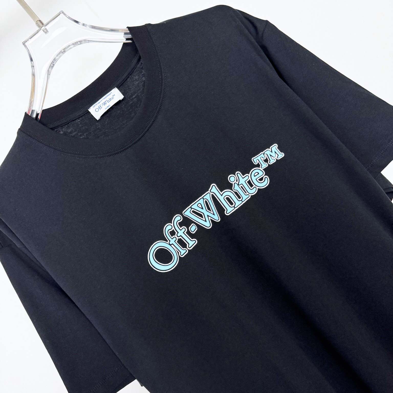 Off-White Big Bookish T-Shirt In Black - FashionPlug