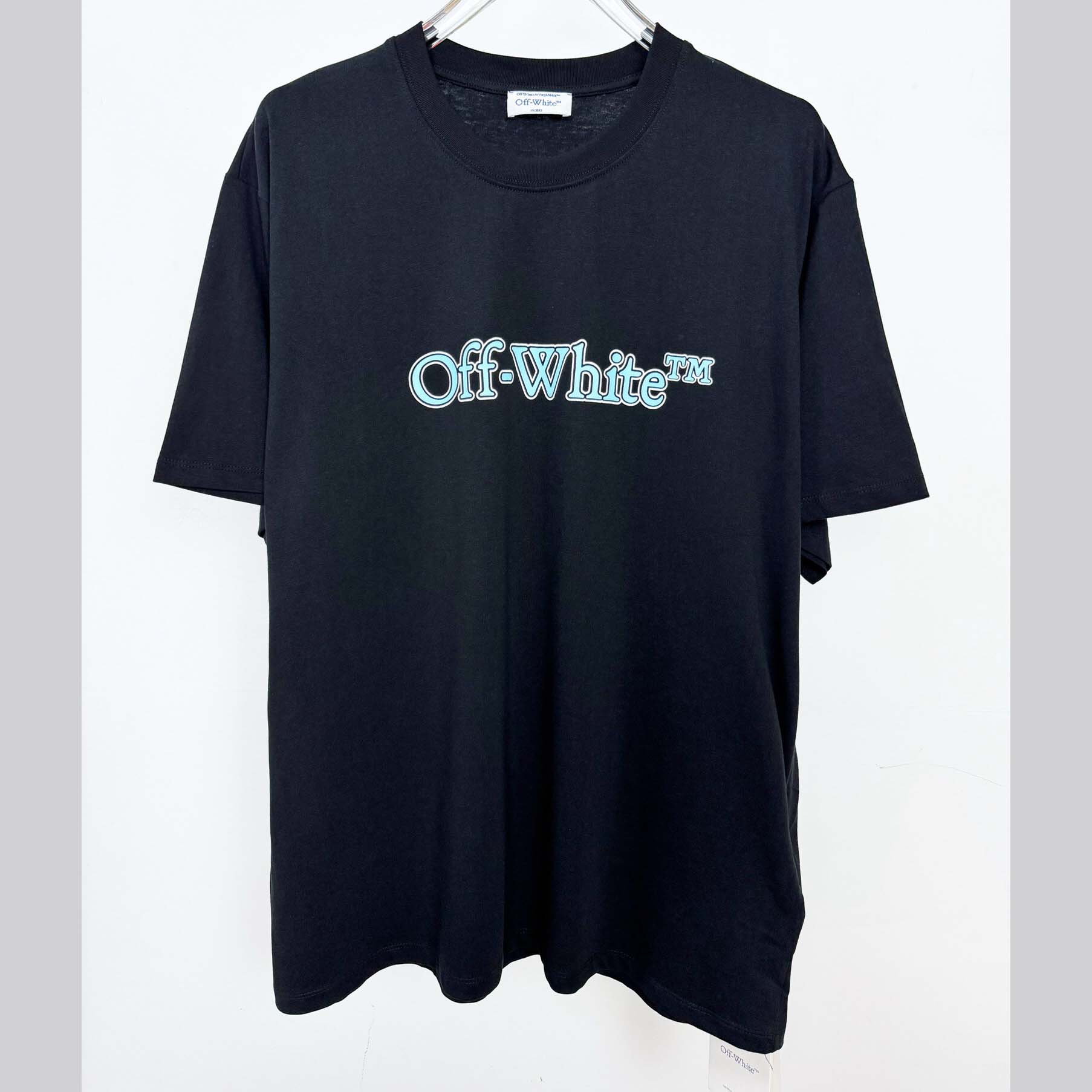 Off-White Big Bookish T-Shirt In Black - FashionPlug