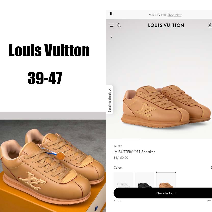 Louis Vuitton LV BUTTERSOFT Sneaker    1AIKE2 - FashionPlug