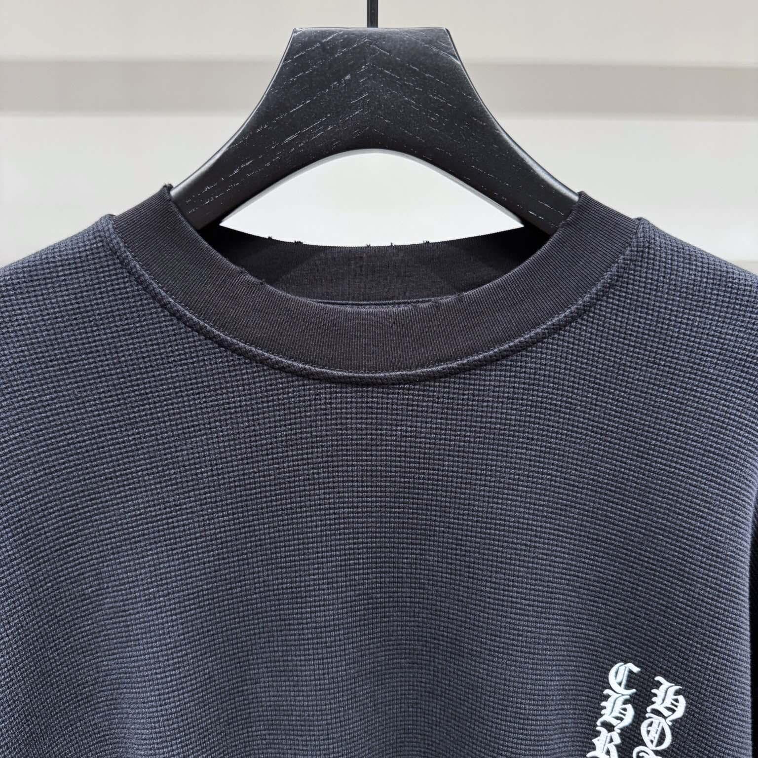 Chrome Hearts CH Embroidered Sweatshirt  - FashionPlug