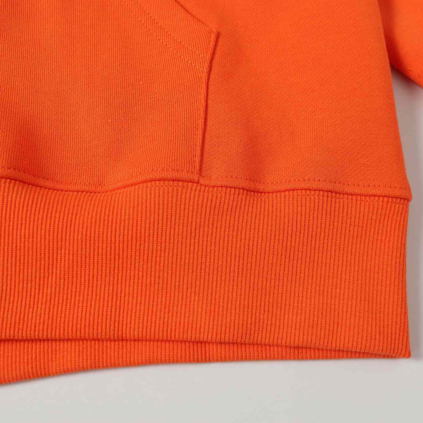 Denim Tears Cotton Wreath Zip Hoodie Orange - FashionPlug